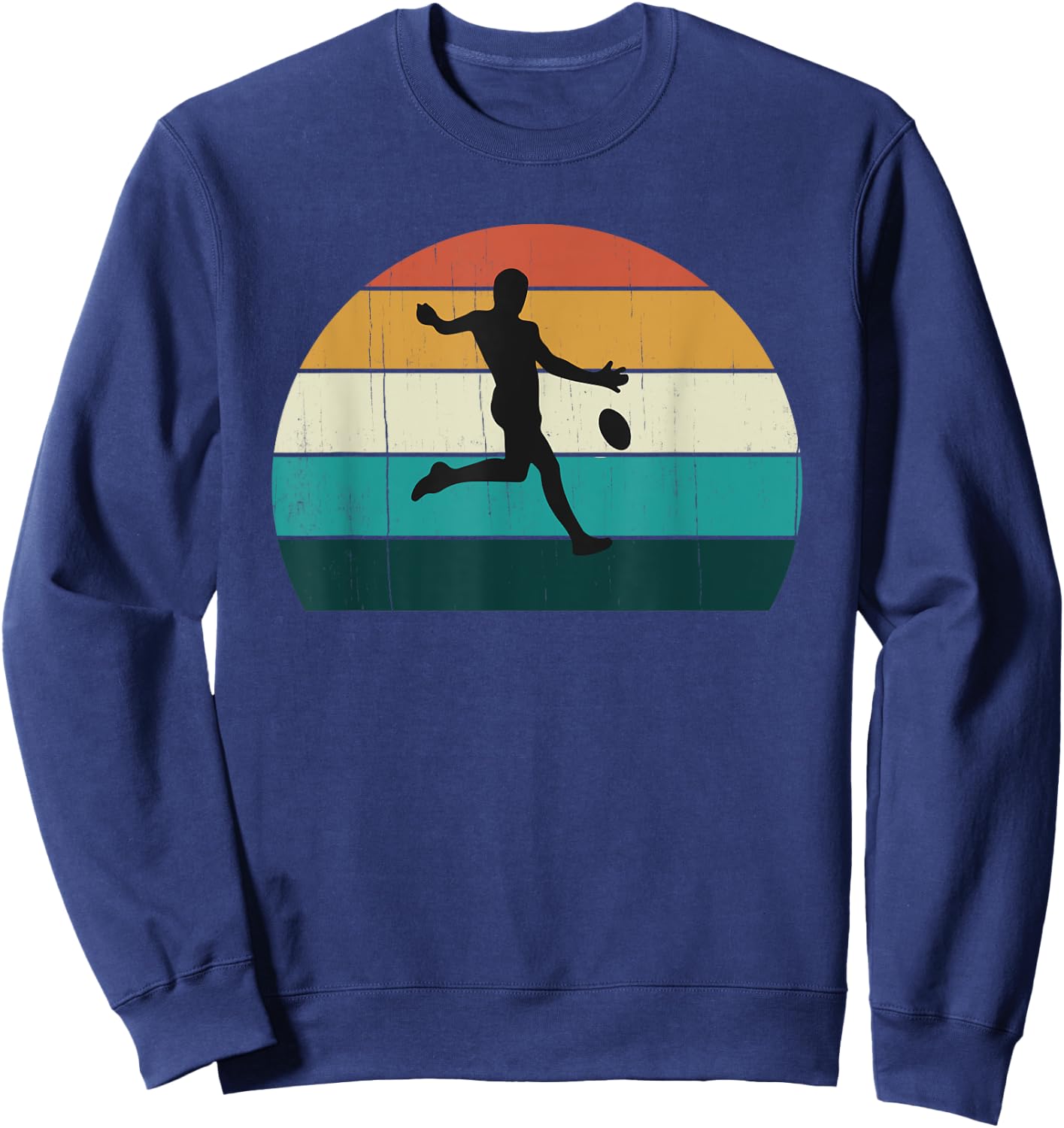 Retro Aussie Football Gift - Australian Rules Footy Lovers Sweatshirt - Sweatshirt | Navy
