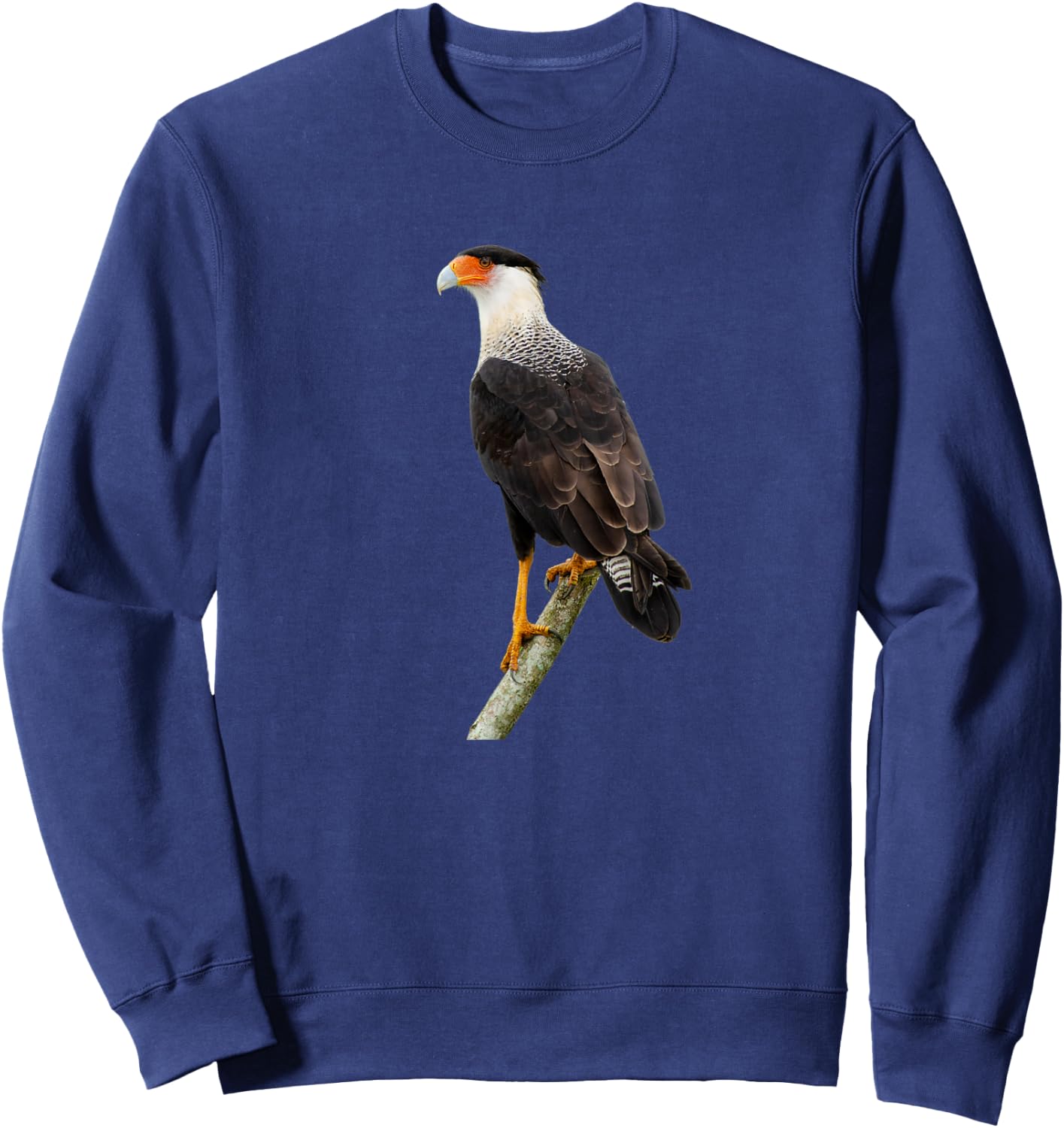 Caracara Shirt Crested Caracaras Bird Sweatshirt - Sweatshirt | Navy