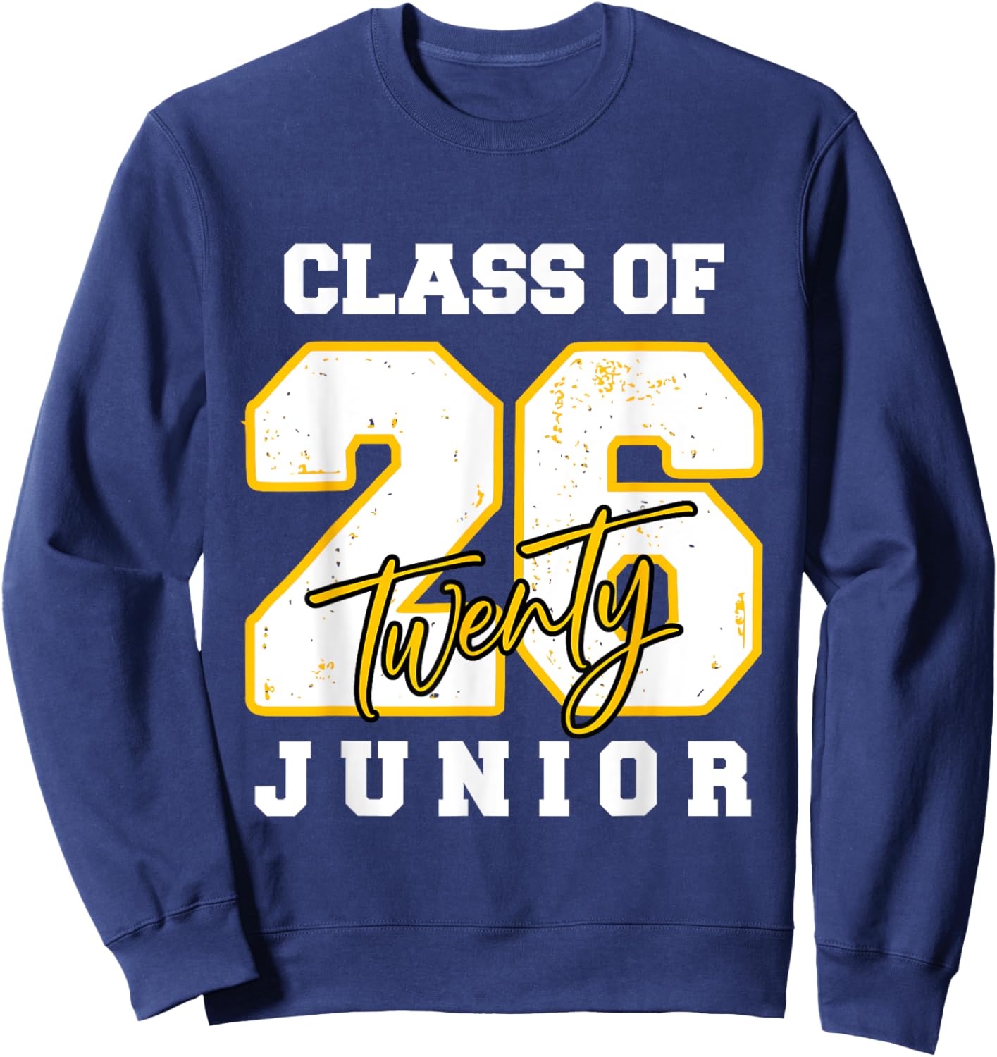 Class of 2026 Junior High School Back To School 11th Grade Sweatshirt - Sweatshirt | Navy