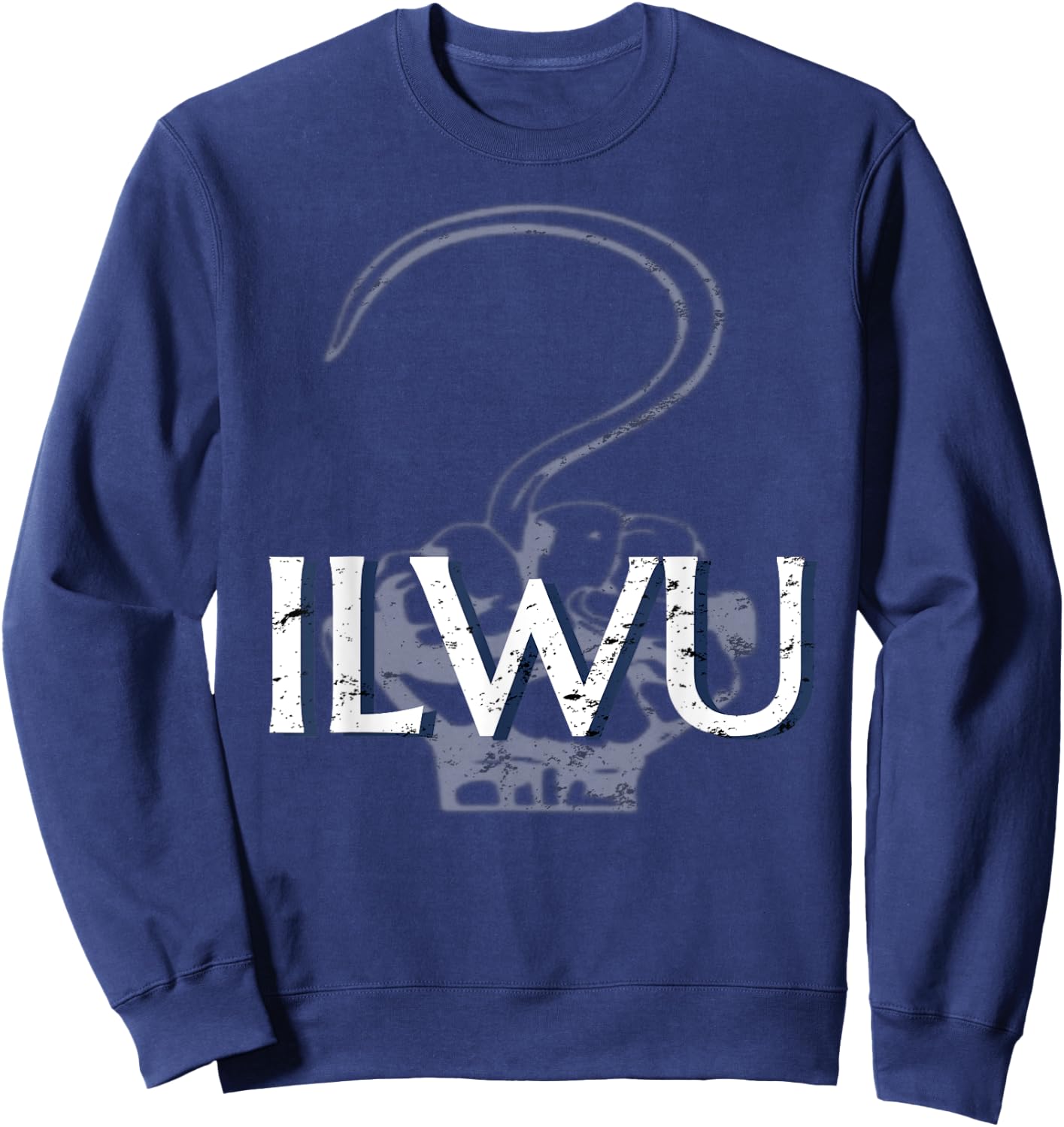 ILWU Longshoreman Cargo Hook Fist Sweatshirt - Sweatshirt | Navy