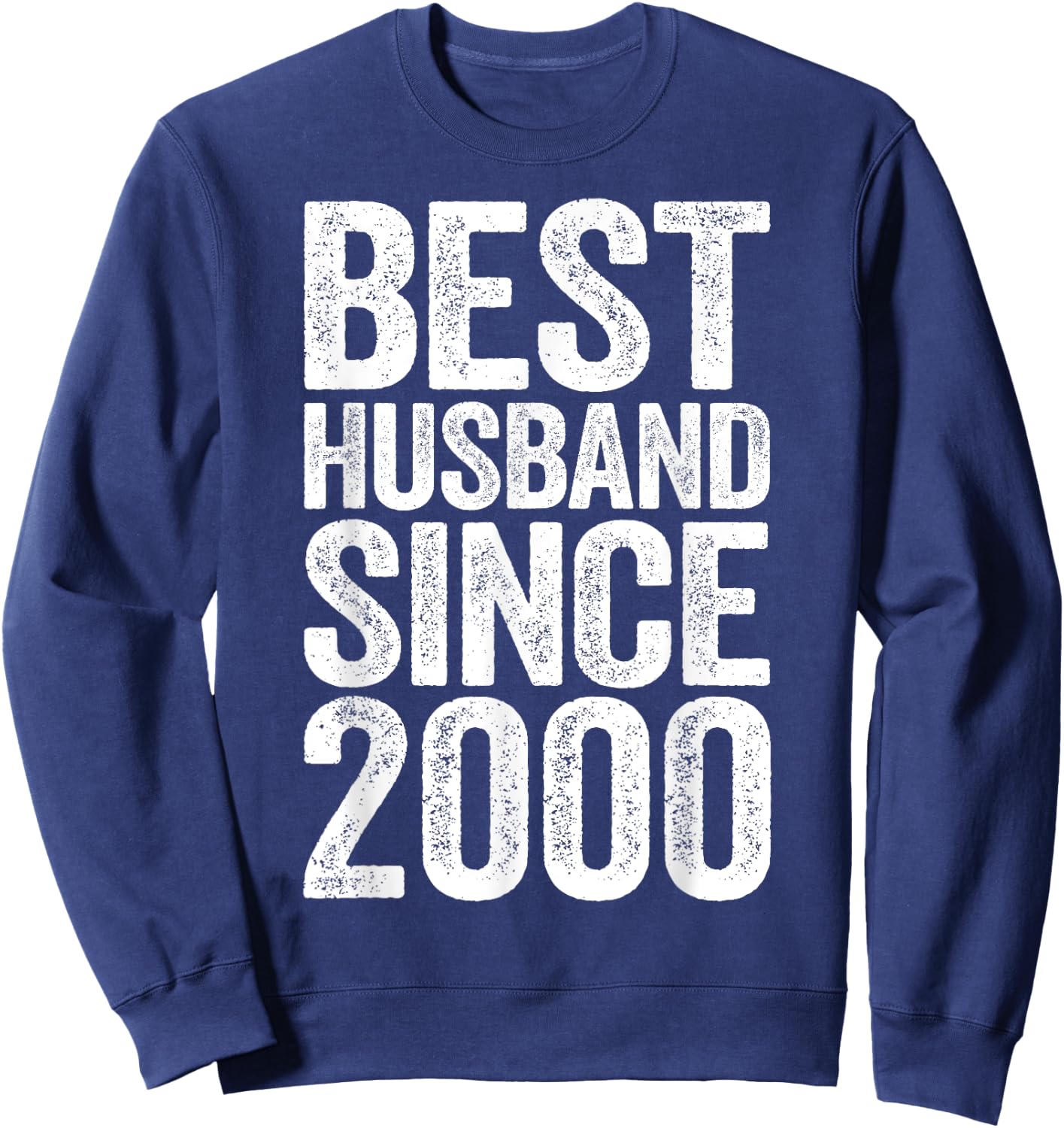 Best Husband Since 2000 20th Wedding Anniversary Sweatshirt - Sweatshirt | Navy