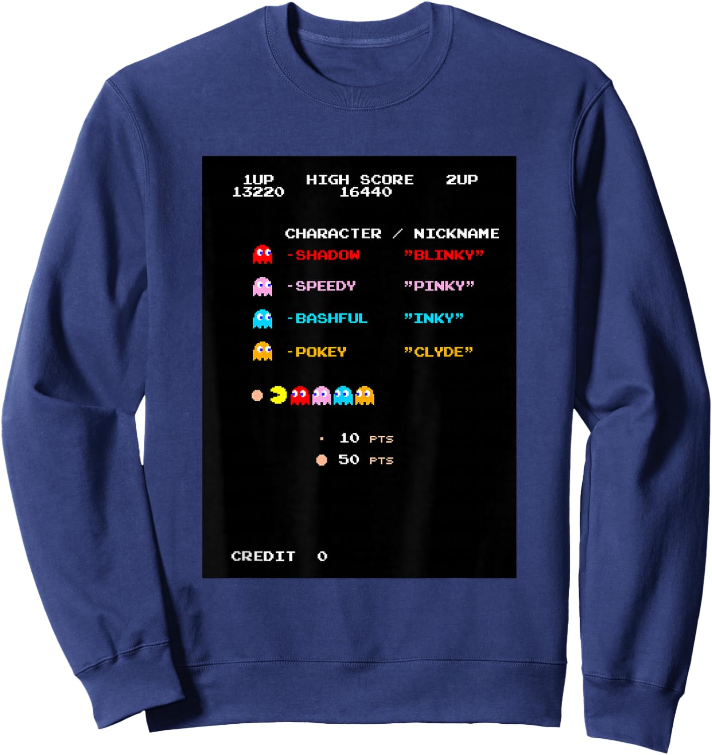 Pac-man Sweatshirt - Sweatshirt | Navy