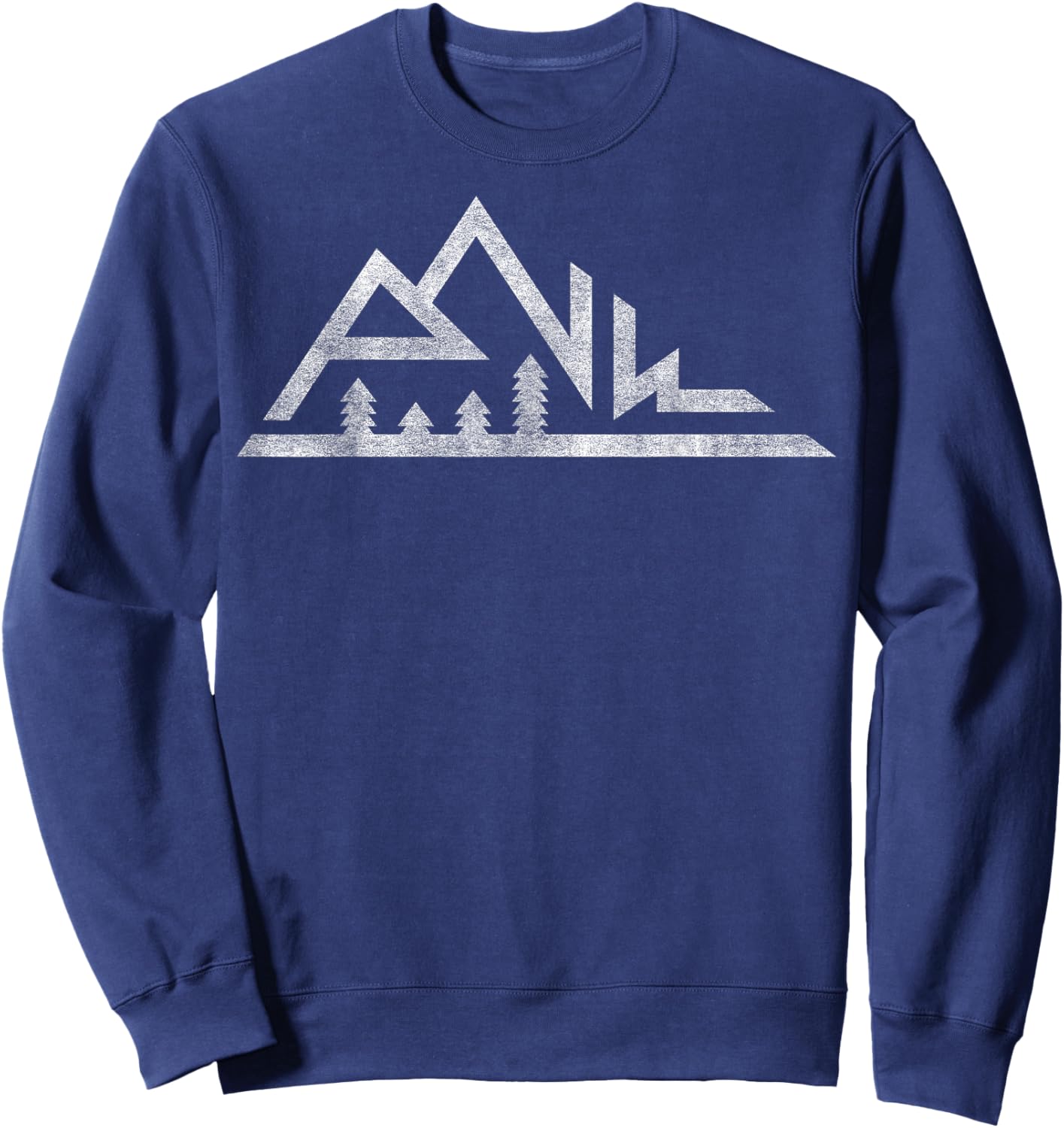 PNW Mountain Range – Cascadia Pacific Northwest Sweatshirt - Sweatshirt | Navy