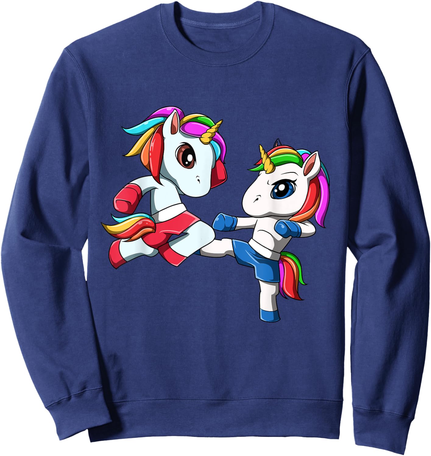 Unicorn Muay Thai - Thai Boxing and Kickboxing Gift Sweatshirt - Sweatshirt | Navy