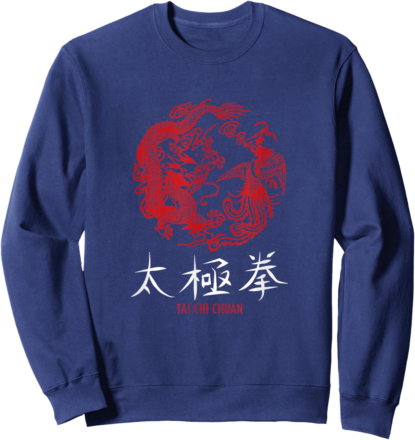 Taichi Master Tai Chi Chuan Chinese Meditation Martial Arts Sweatshirt - Sweatshirt | Navy