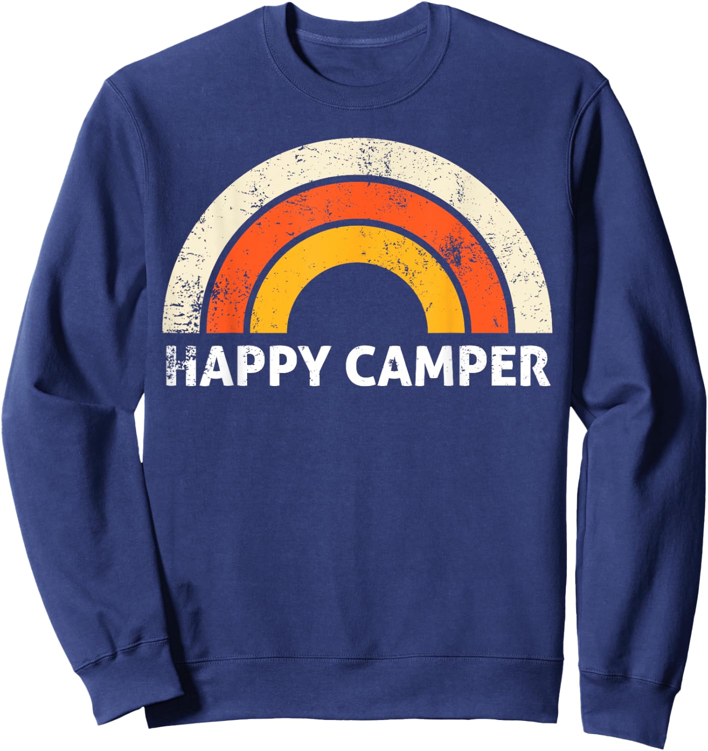 Happy Camper Shirt. Shirts Shirts Graphic Sweatshirt - Sweatshirt | Navy