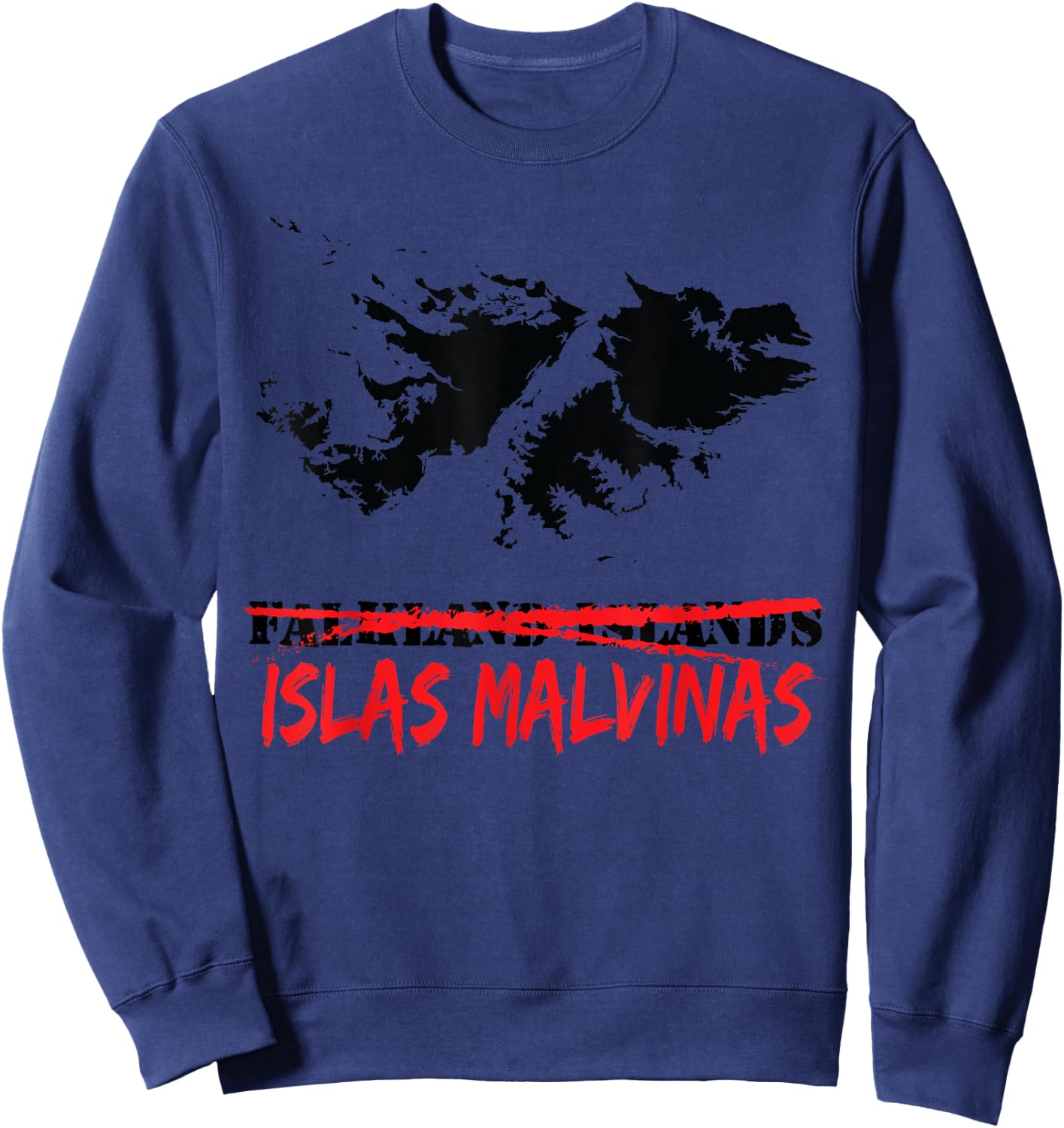 Islas Malvinas Falkland Islands Sweatshirt - Sweatshirt | Navy