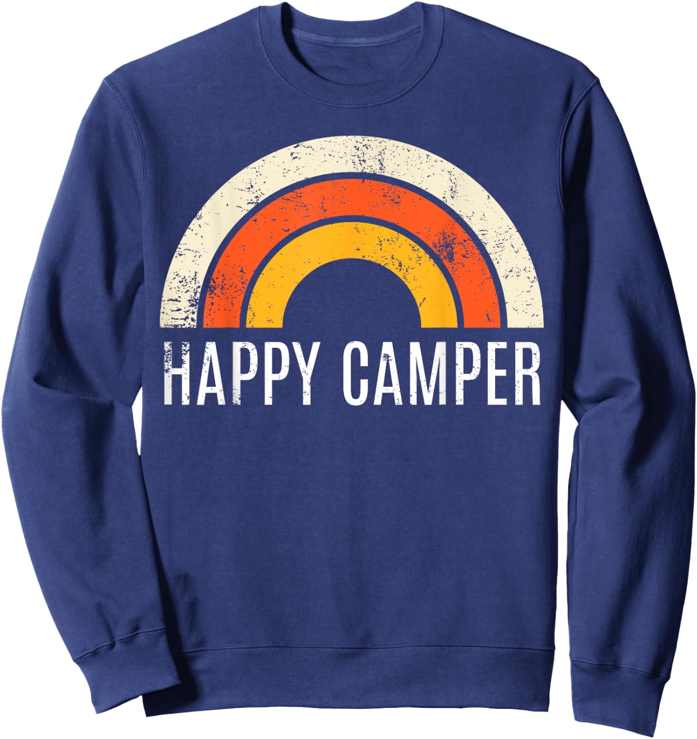 Happy Camper Shirt. Shirts Shirts Graphic Sweatshirt - Sweatshirt | Navy