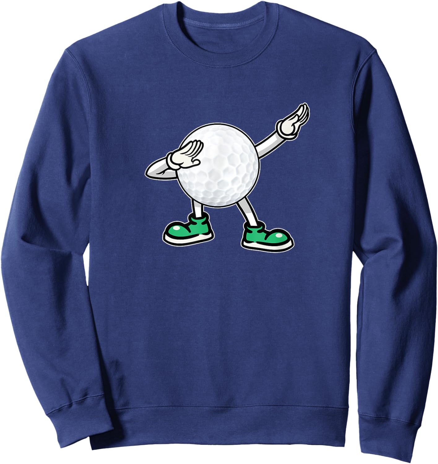 Dabbing Golf Ball Kids Boys Dab Dance Golfing Sweatshirt - Sweatshirt | Navy