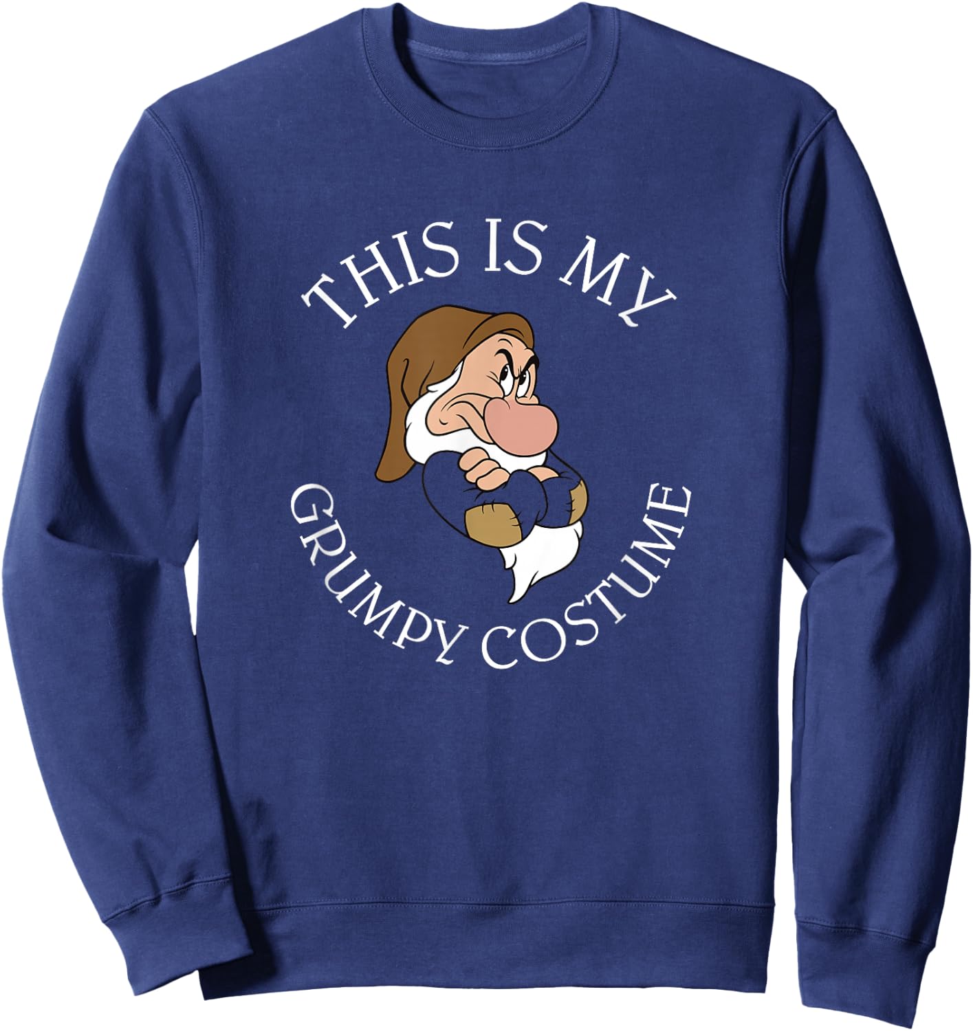 Disney Snow White Grumpy Halloween This is My Costume Sweatshirt - Sweatshirt | Navy