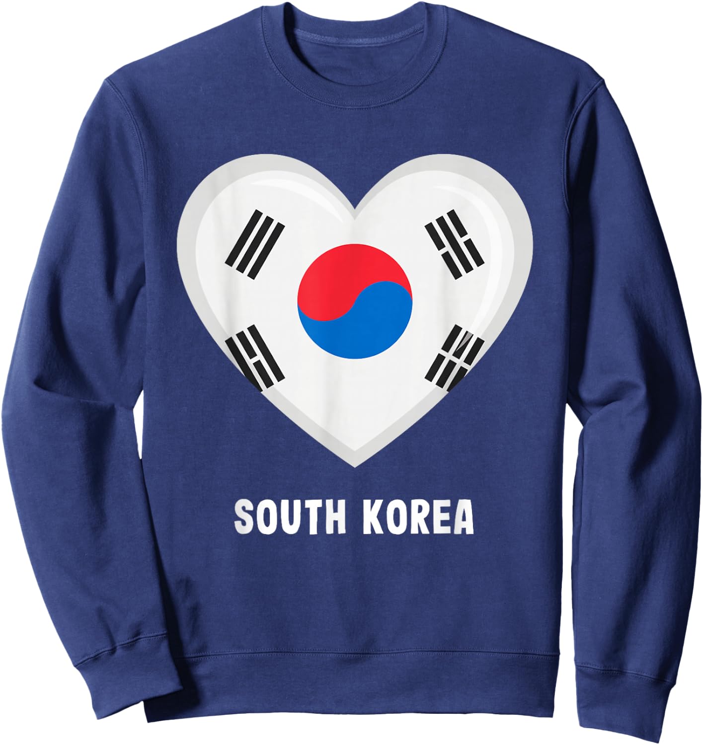 South Korea Flag Shirt | South Korea Sweatshirt - Sweatshirt | Navy
