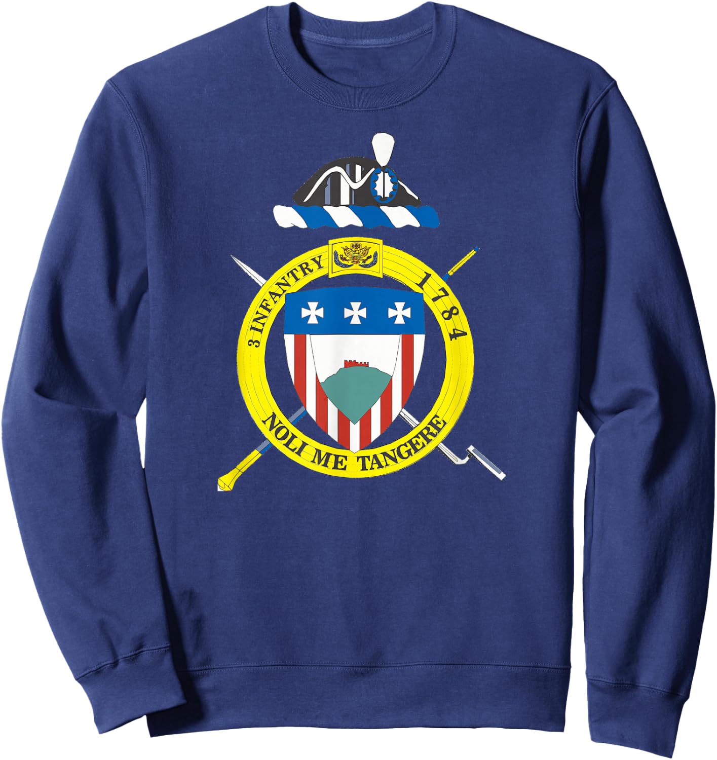 Old Guard 3rd Infantry Regiment Crest cen Sweatshirt - Sweatshirt | Navy