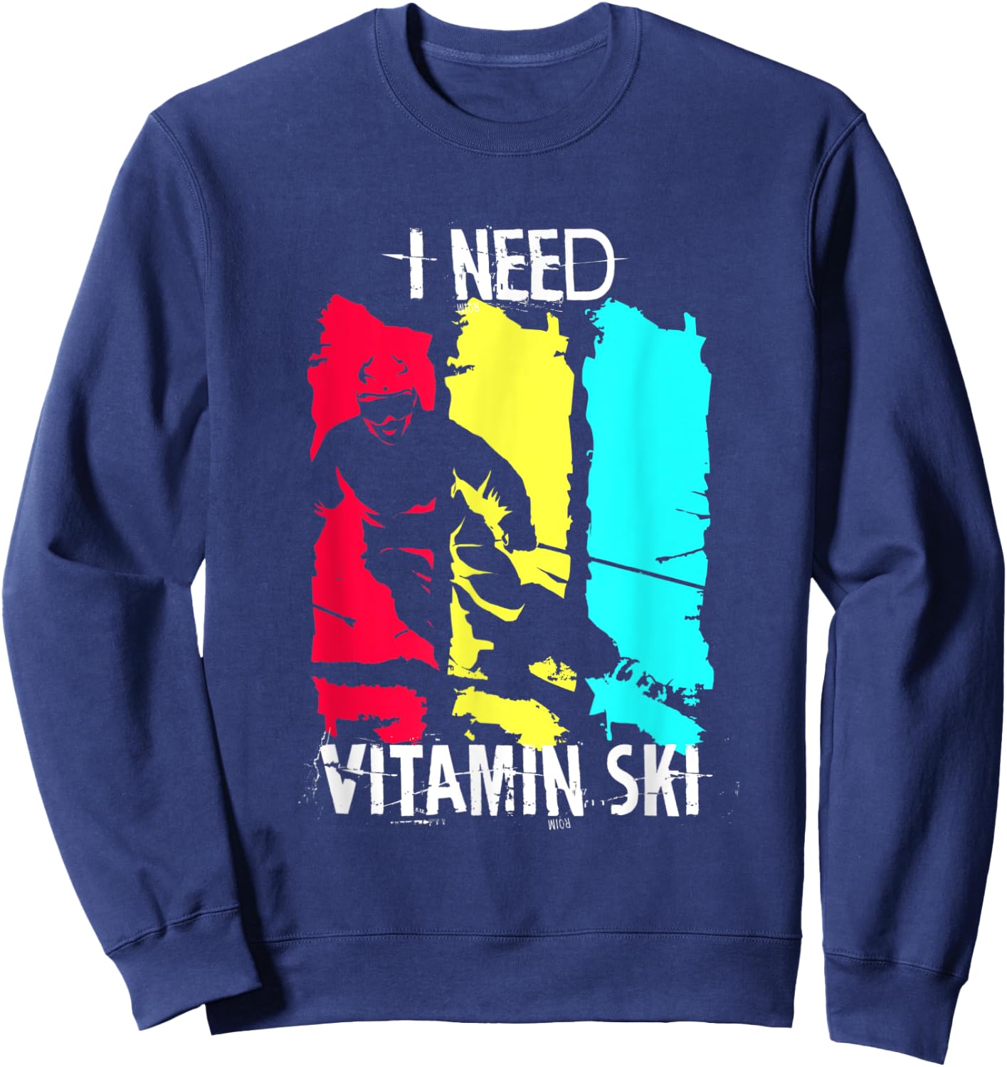 I Need Vitamin Ski Sweatshirt - Sweatshirt | Navy