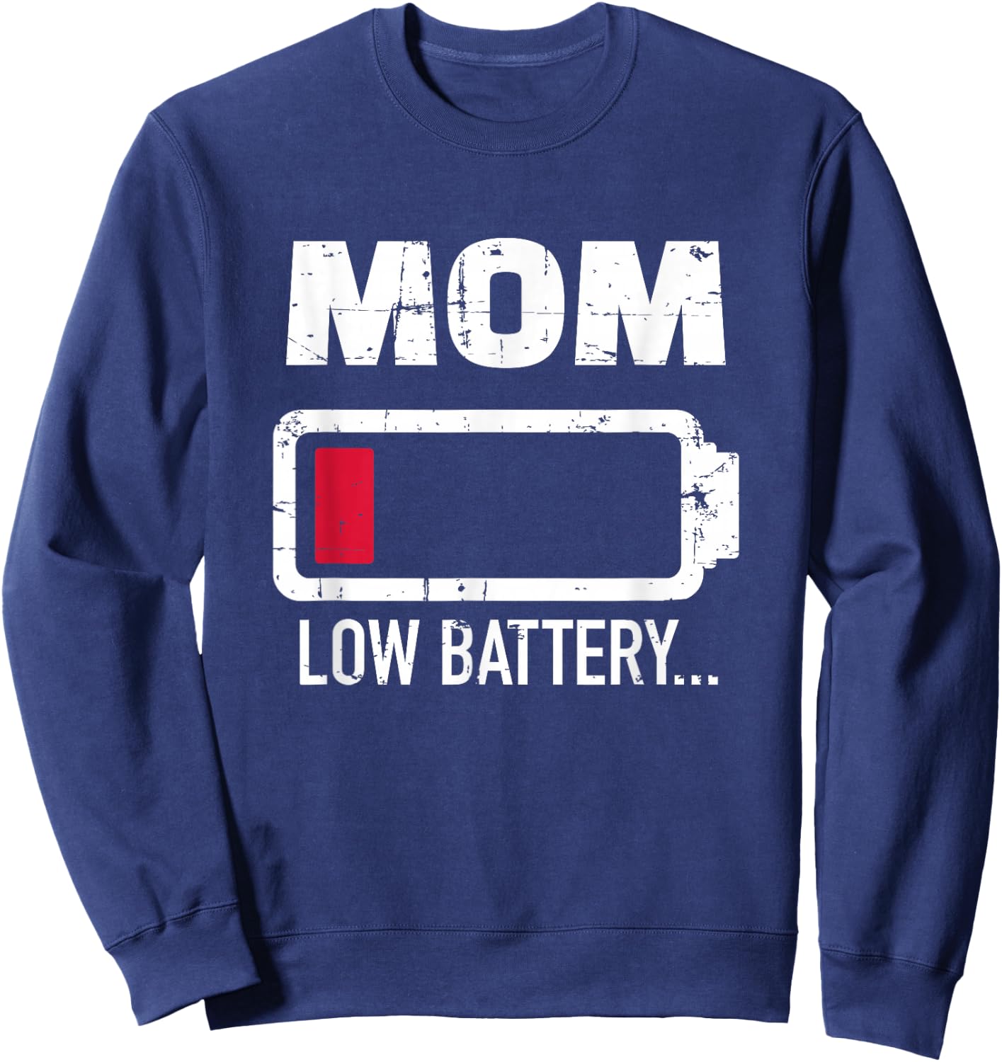 Mother Mom Low Battery Sweatshirt - Sweatshirt | Navy