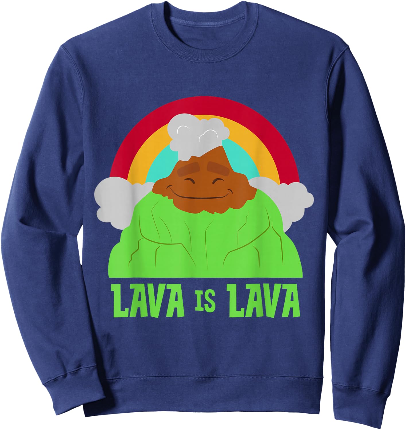 Disney and Pixar's Lava is Lava Rainbow Sweatshirt - Sweatshirt | Navy
