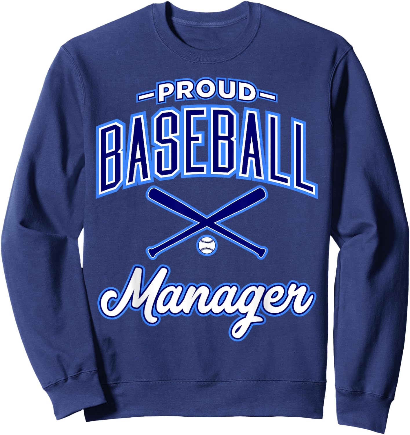 Baseball Manager Sweatshirt - Sweatshirt | Navy
