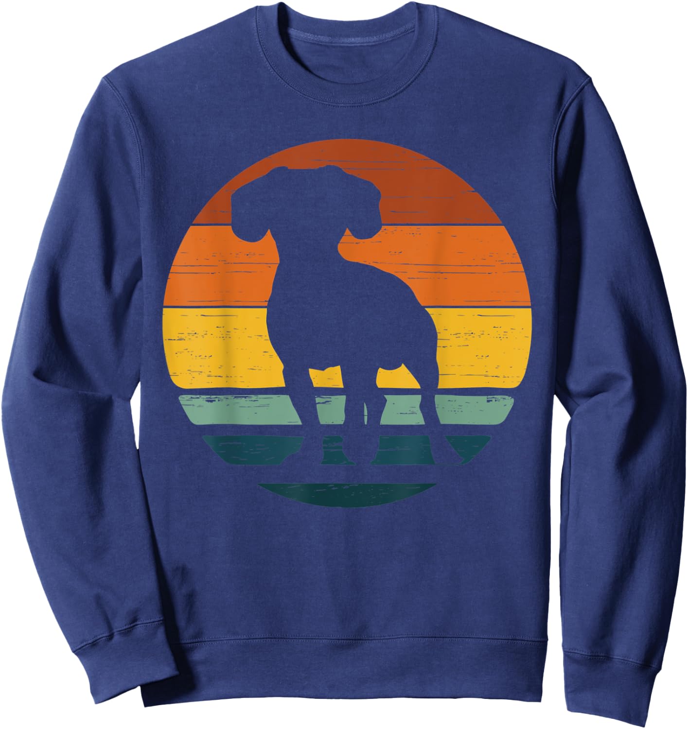 Cav-a-Jack Vintage Retro Mom Dad Dog Gift Men Women Kids Sweatshirt - Sweatshirt | Navy