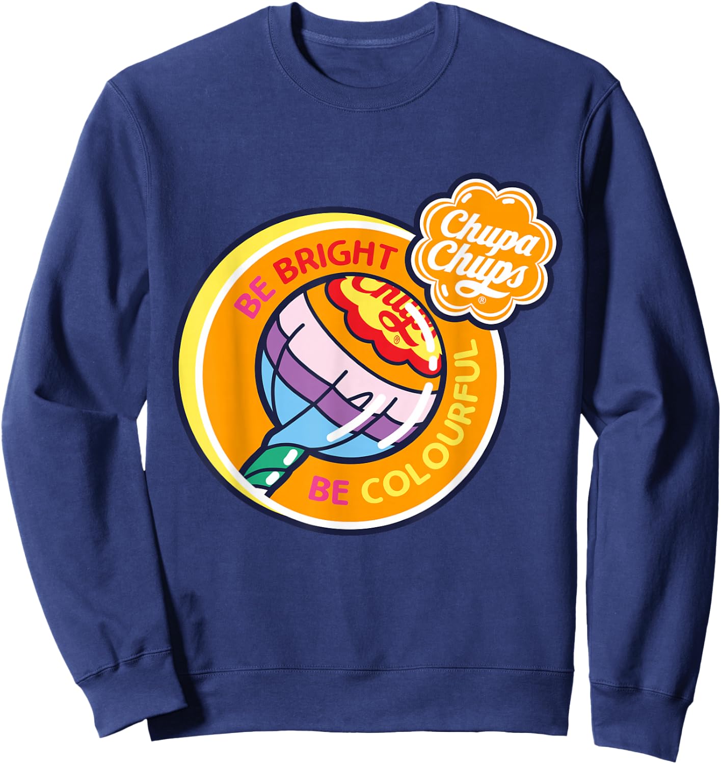 Chupa Chups Bright and Colorful Sweatshirt - Sweatshirt | Navy