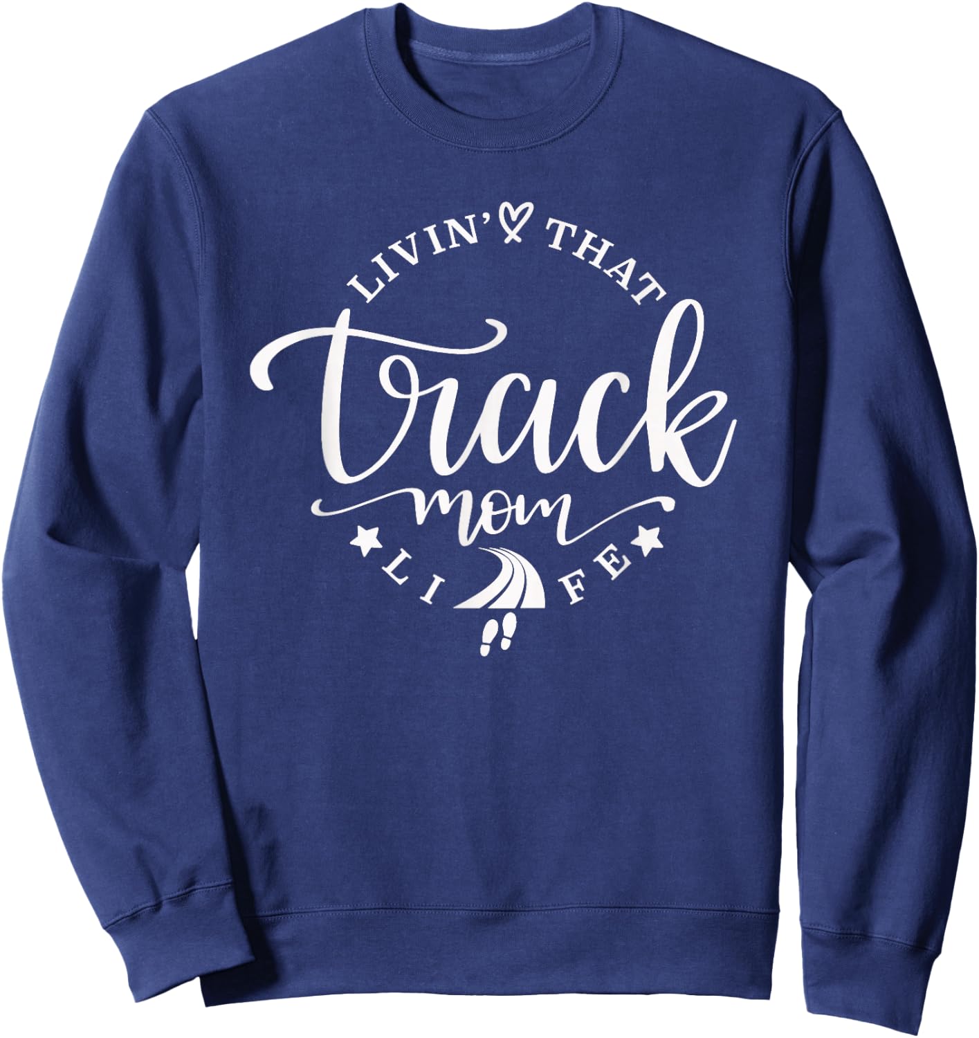 Track Mom Sweatshirt - Sweatshirt | Navy