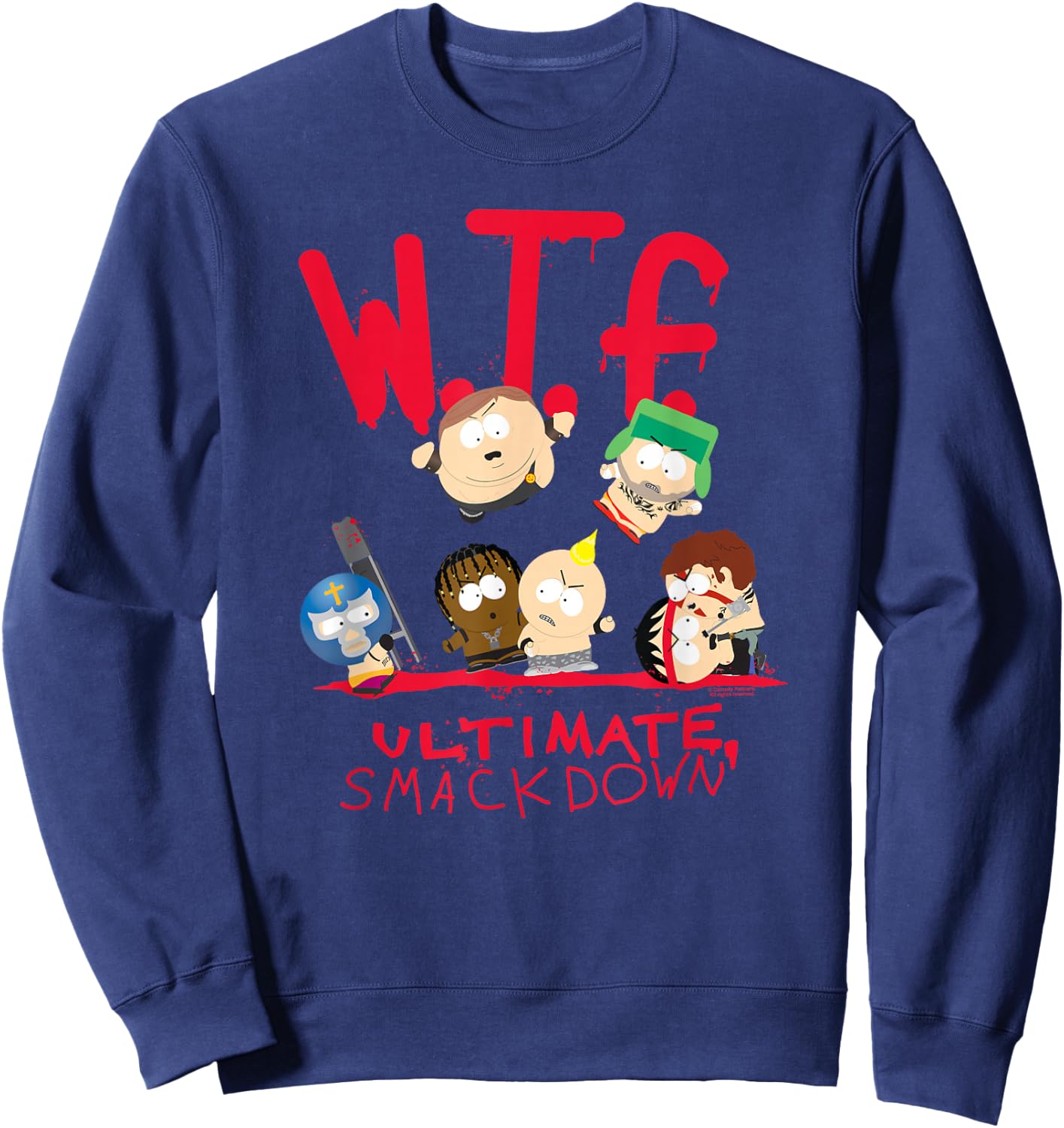 South Park WTF Ultimate Smackdown Sweatshirt - Sweatshirt | Navy