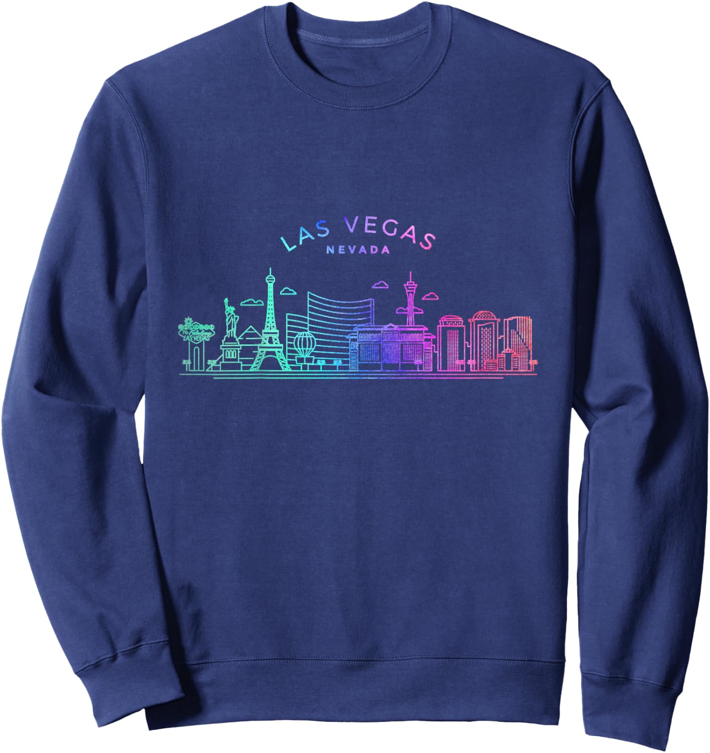 Kids Las Vegas Skyline Cityscape City Metropole Sweatshirt - Sweatshirt | Navy