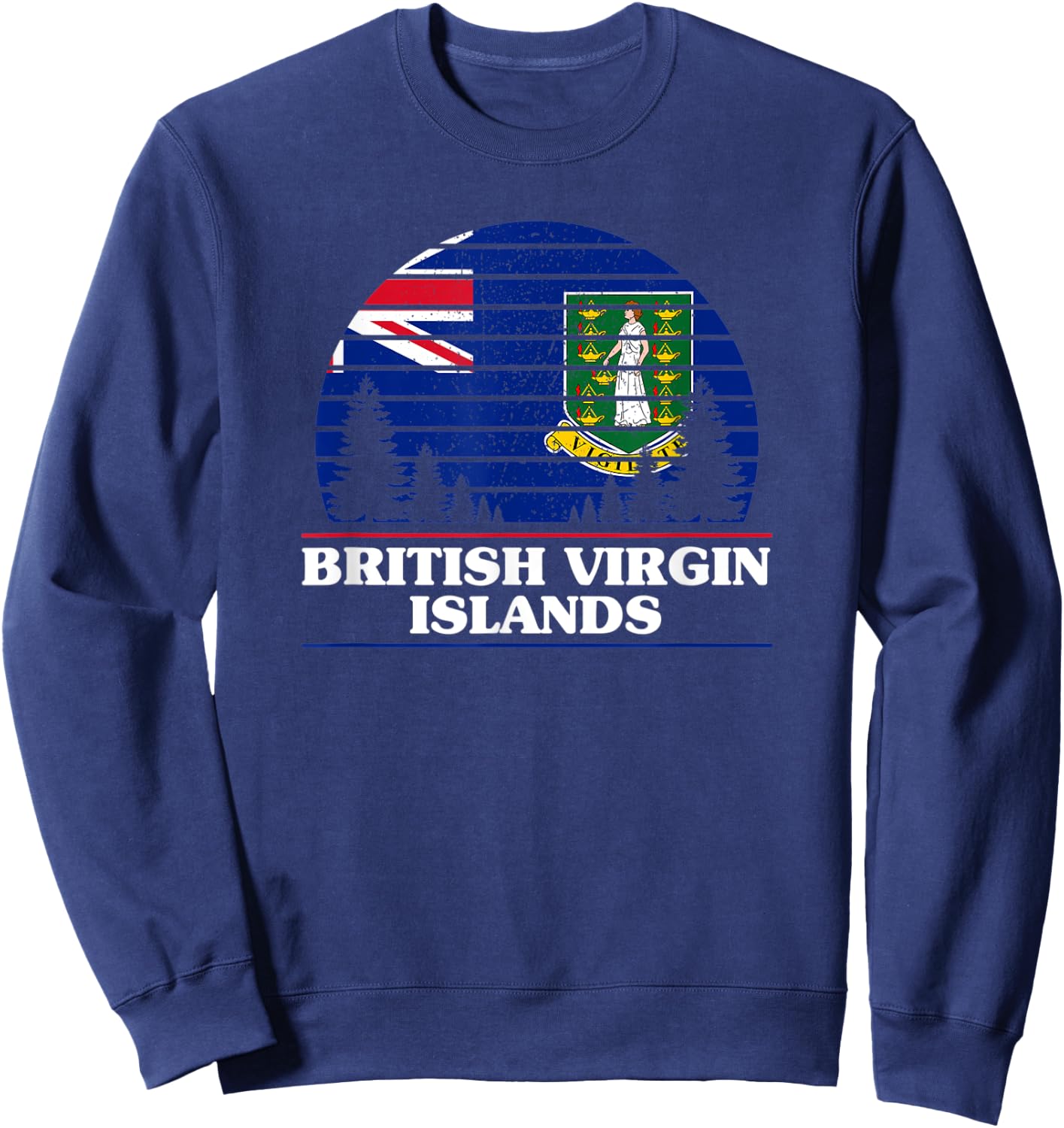 British Virgin Islands Sweatshirt - Sweatshirt | Navy