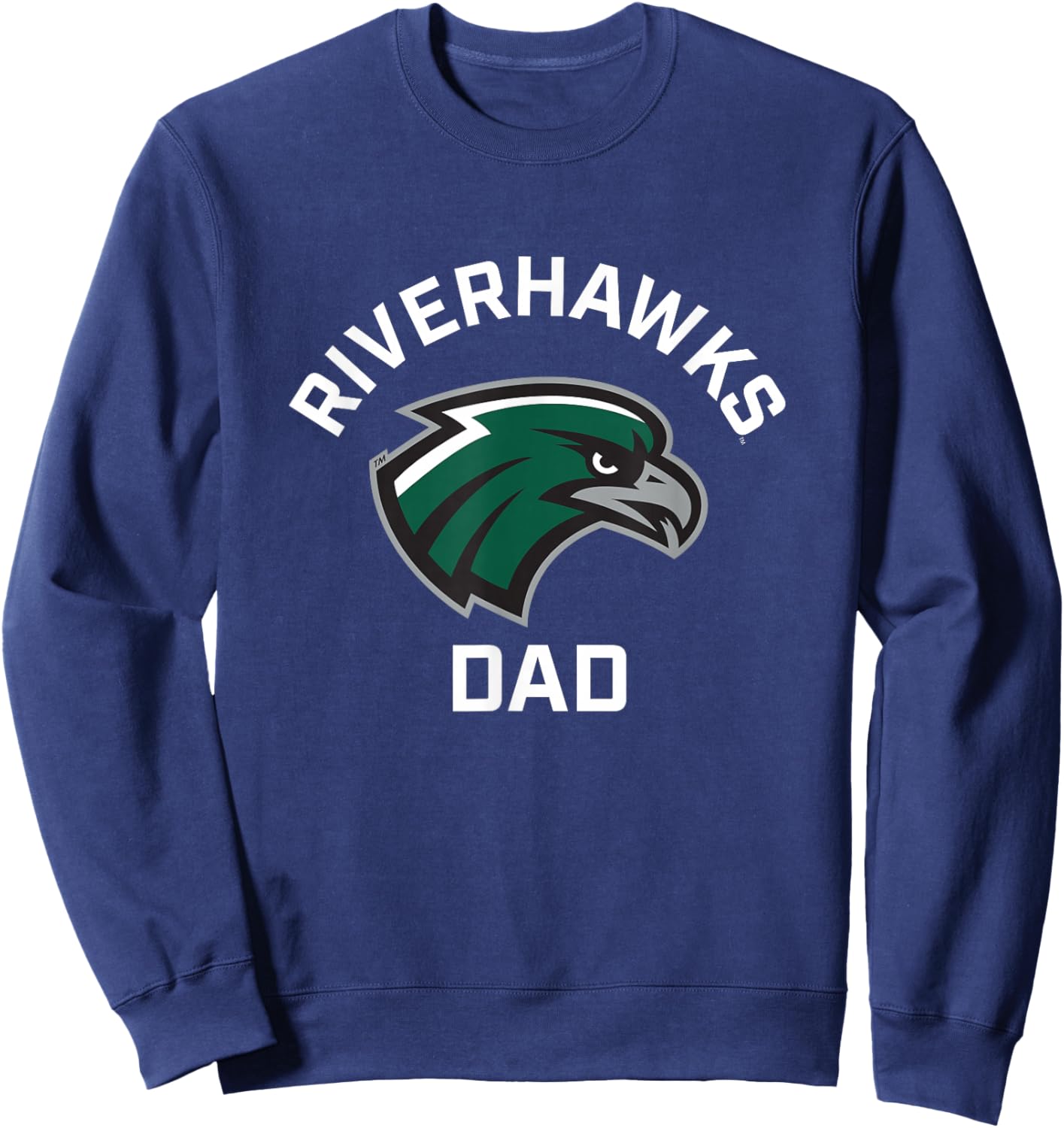 Northeastern State NSU RiverHawks Arched Dad Sweatshirt - Sweatshirt | Navy