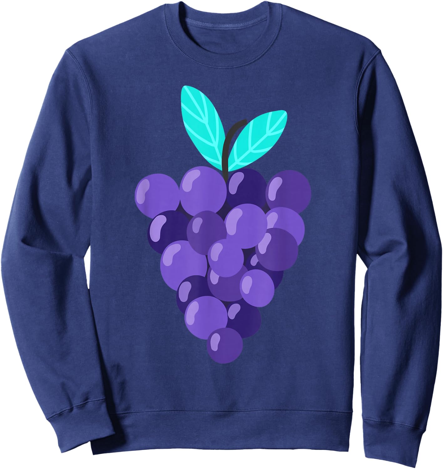 Funny Grape Matching Group Halloween Costume Sweatshirt - Sweatshirt | Navy
