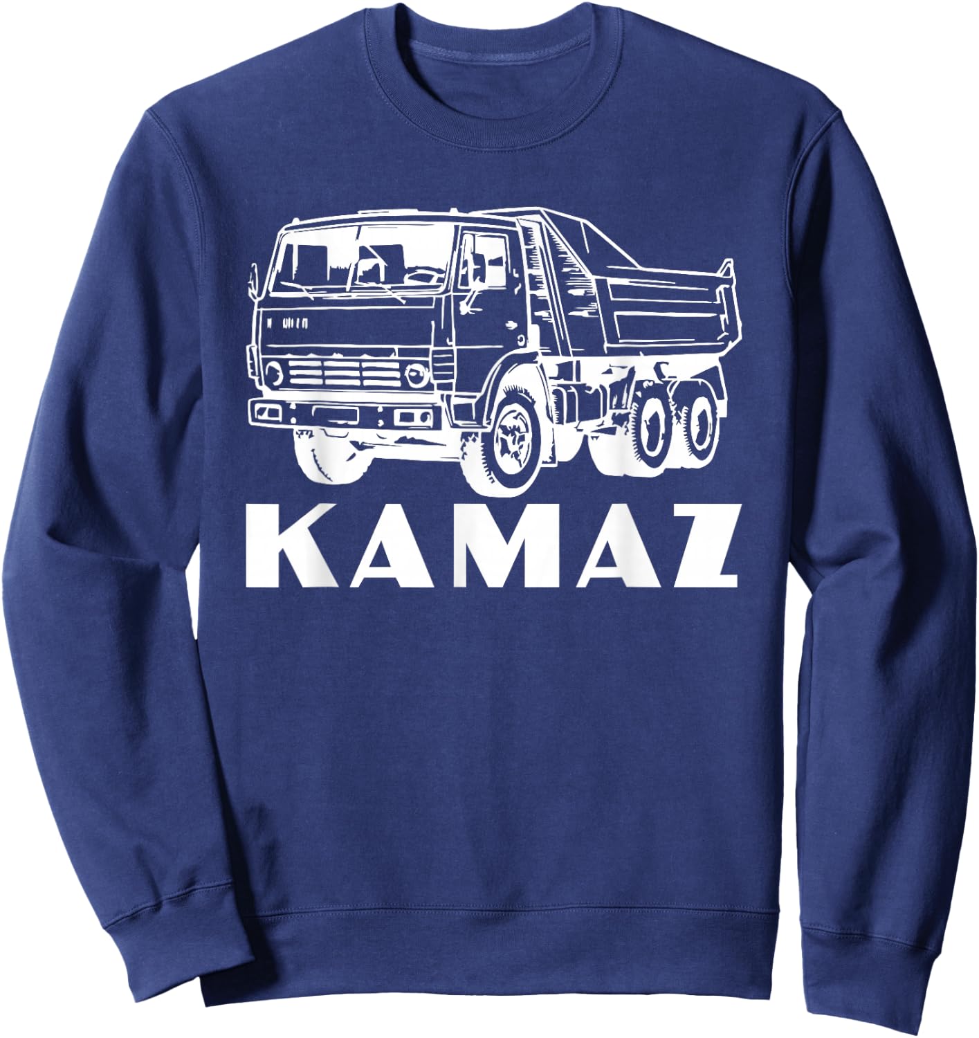 Russian Truck Driver Kamaz Russia Sweatshirt - Sweatshirt | Navy