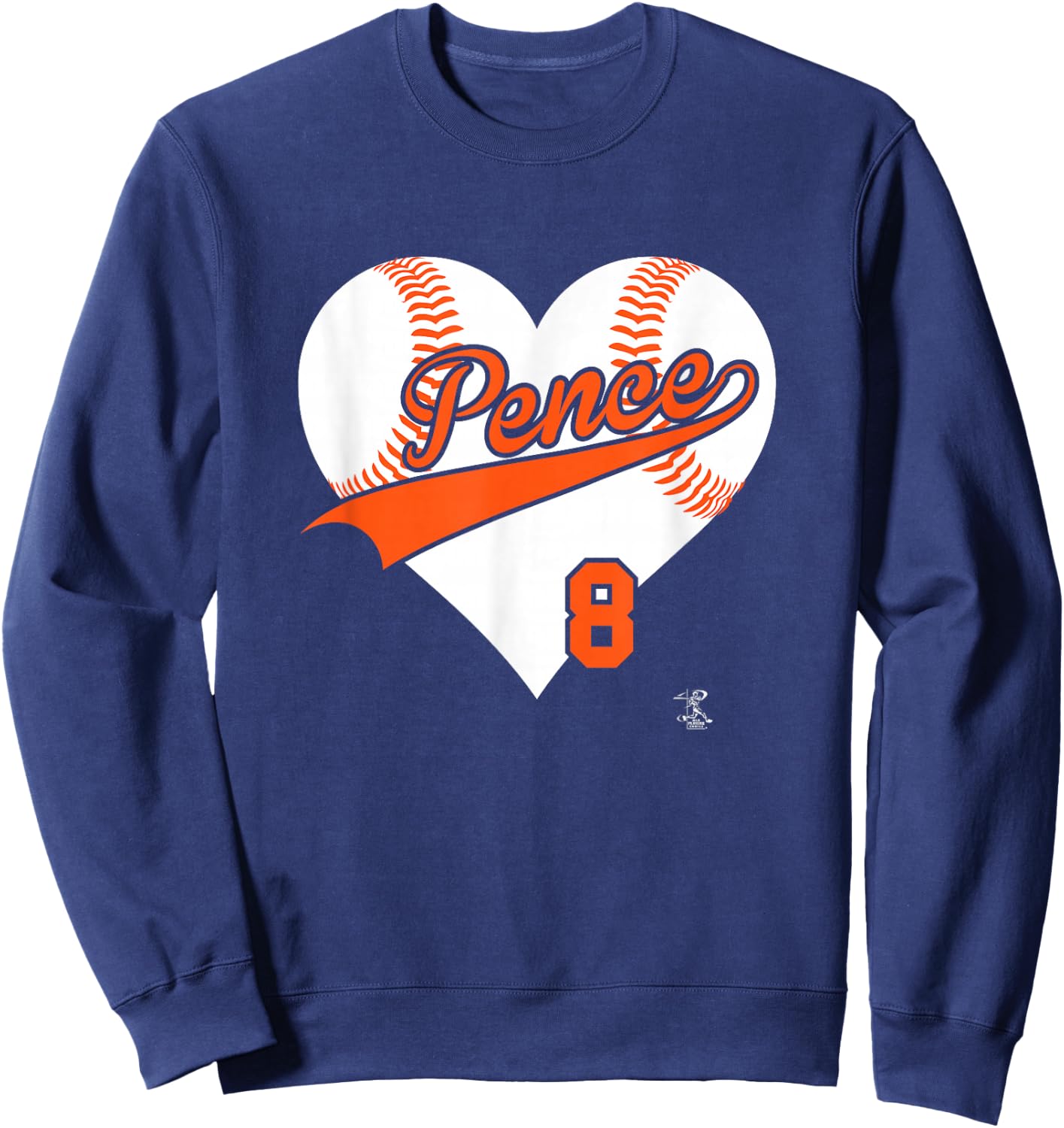 Hunter Pence Baseball Heart Gameday Sweatshirt - Sweatshirt | Navy