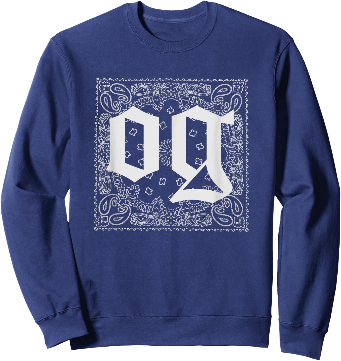 OG Shirts Original Gangster East Los Cholo Lowrider Sweatshirt - Sweatshirt | Navy