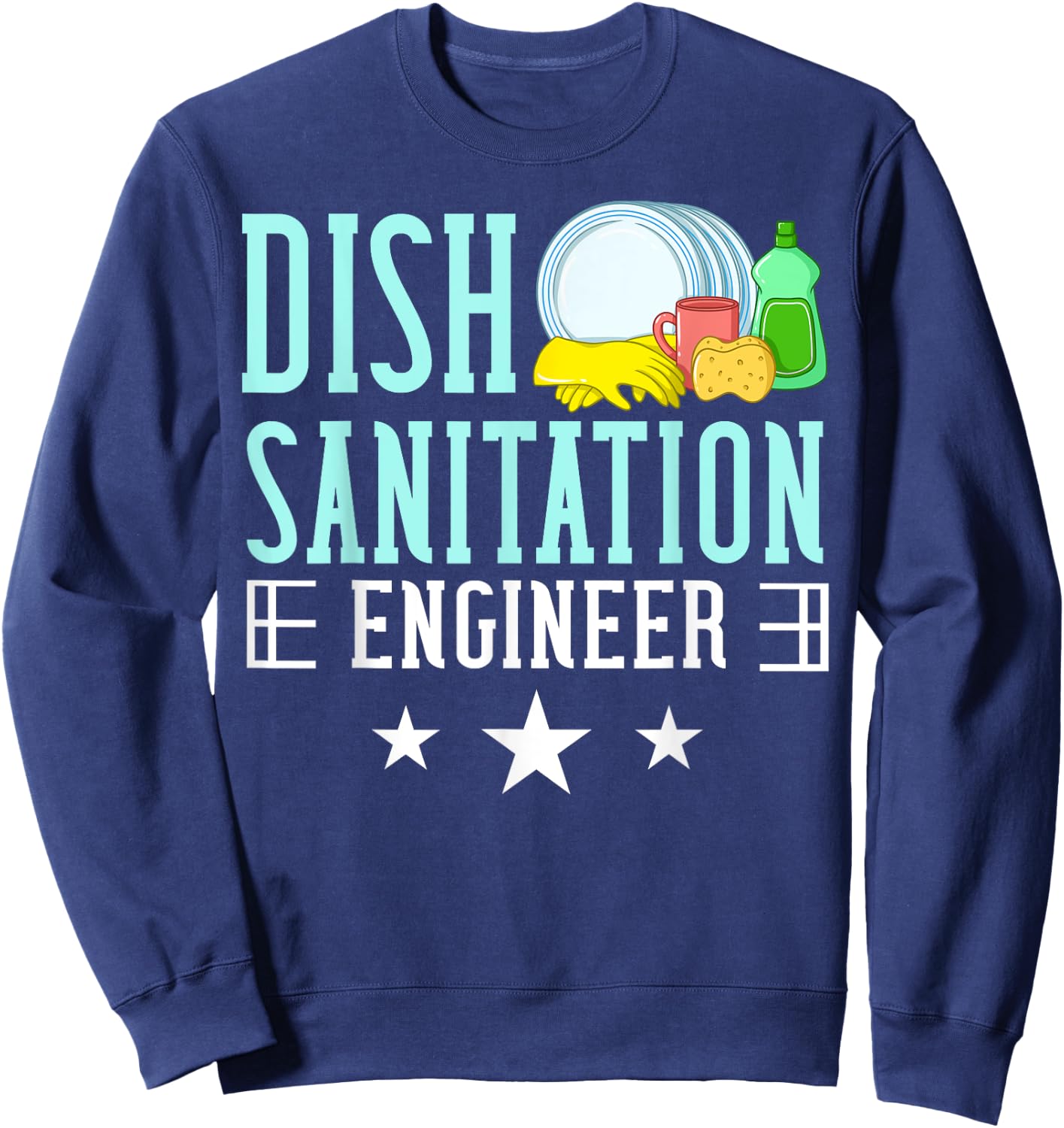 Dishwasher Dishwashing Gift Job Dish Washing Sweatshirt - Sweatshirt | Navy