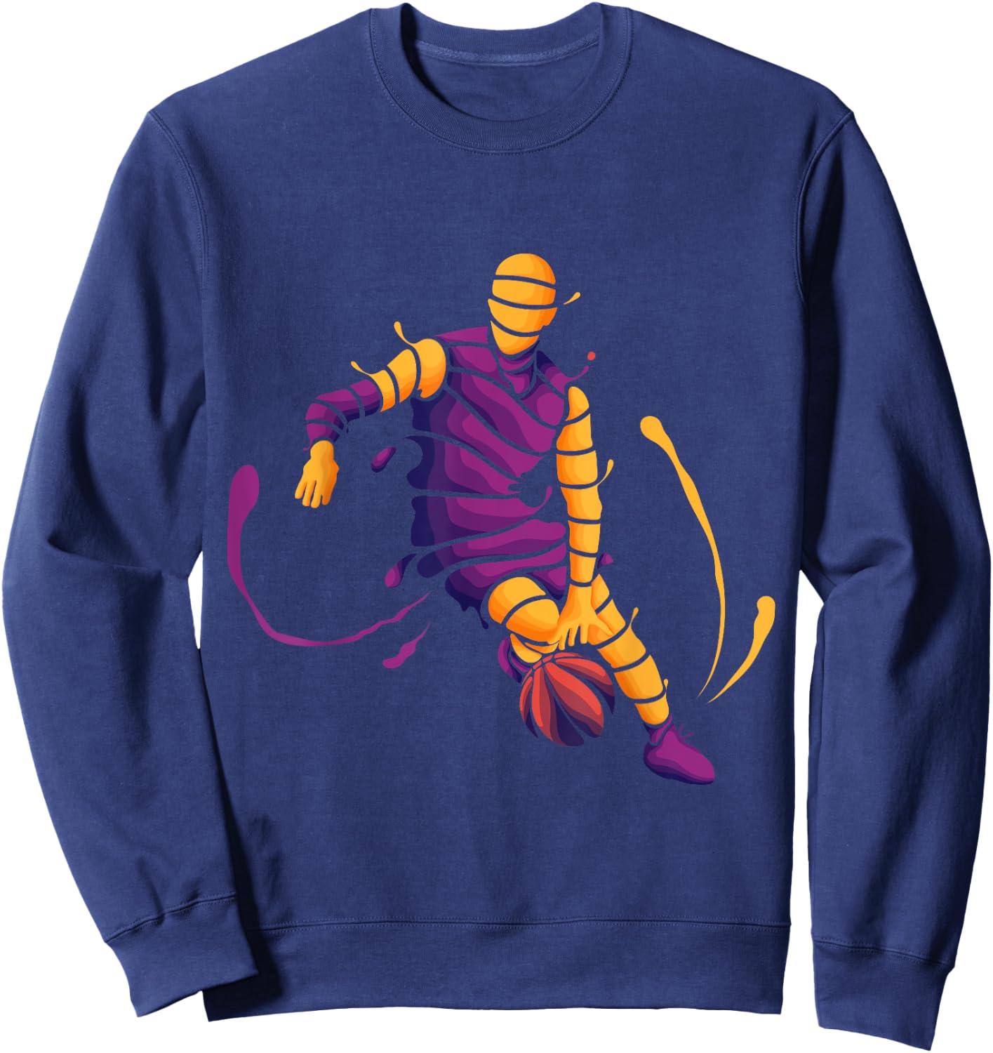 The Legend Basketball Dribble For The Basketball Lovers Sweatshirt - Sweatshirt | Navy