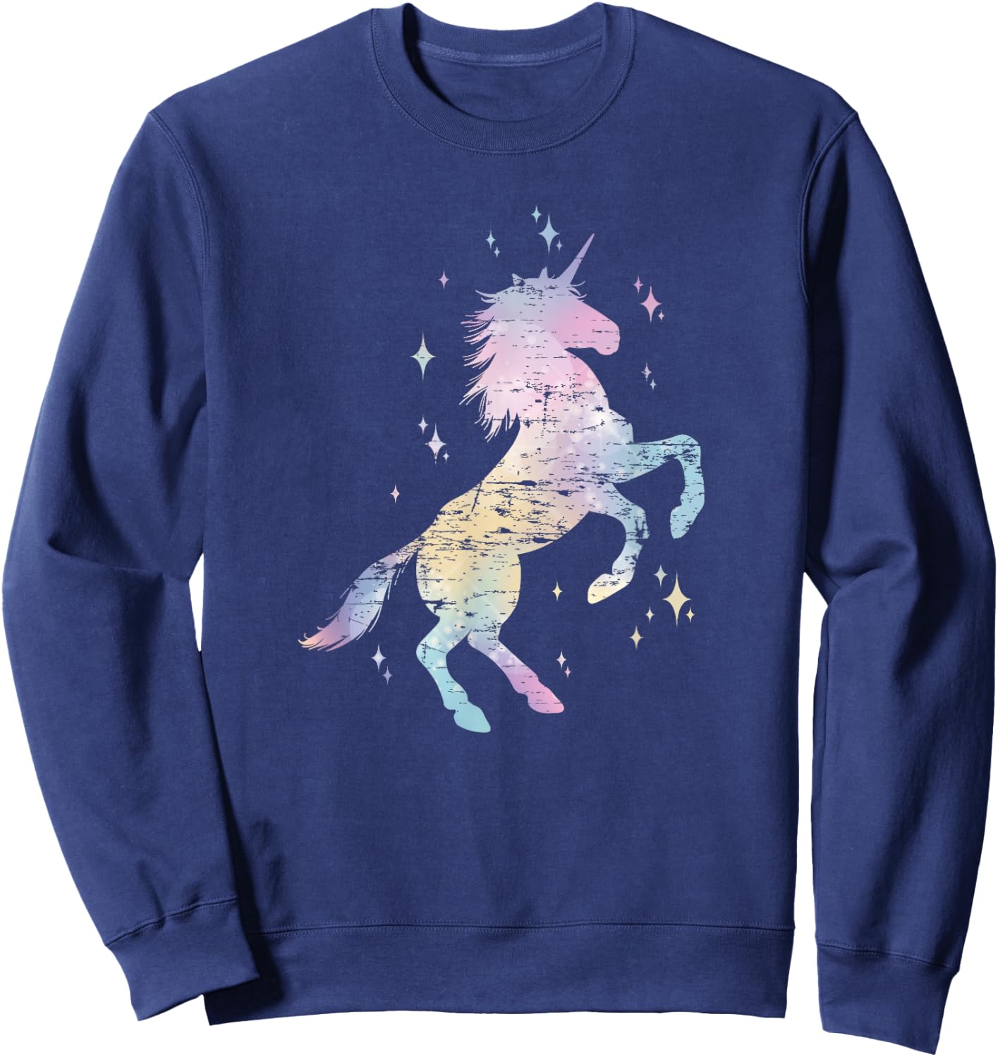 Rainbow Animal Fairy Unicorn Lover Girls Women Gift Unicorn Sweatshirt - Sweatshirt | Navy