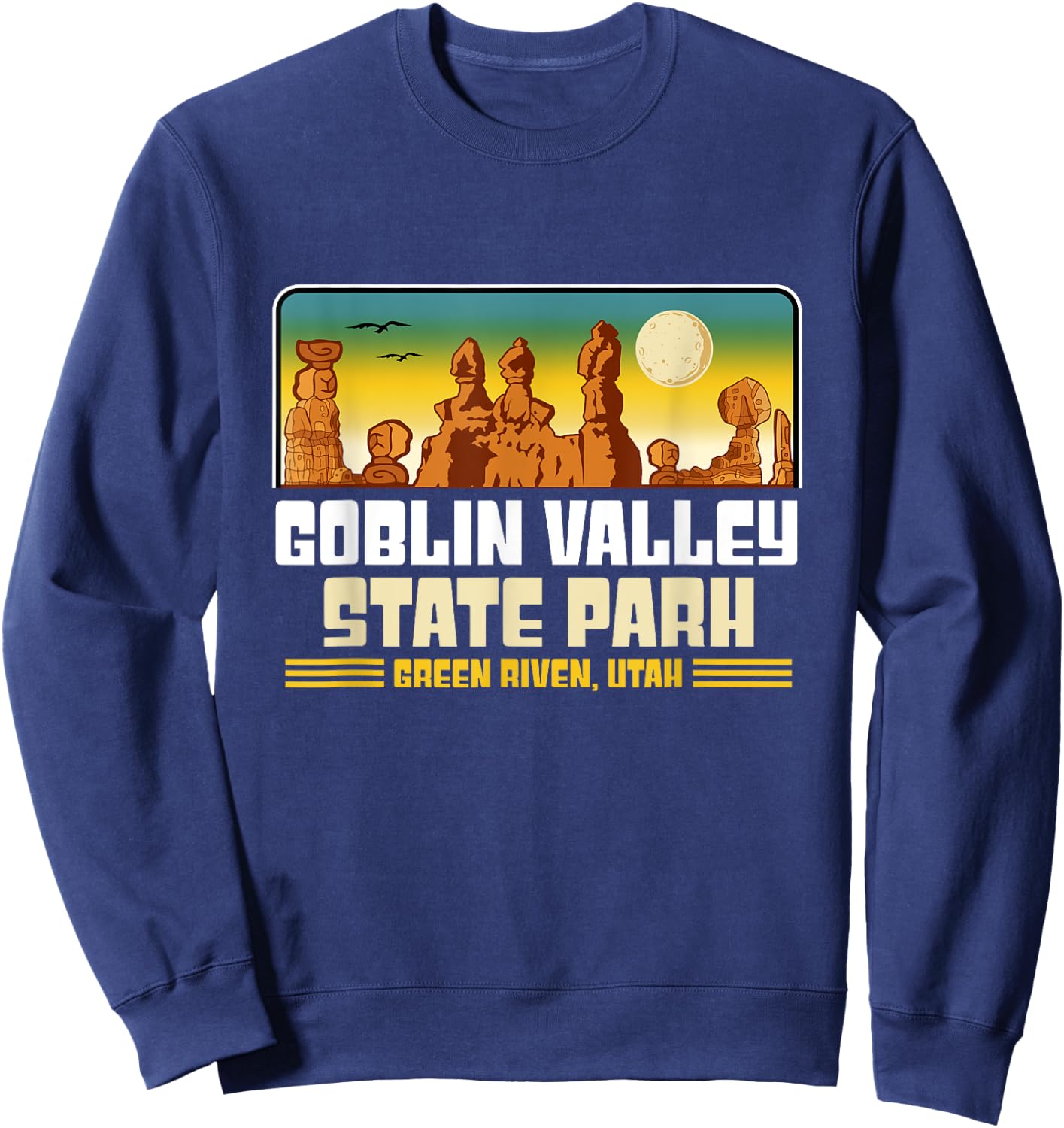 Goblin Valley State Park , Woman Sweatshirt - Sweatshirt | Navy