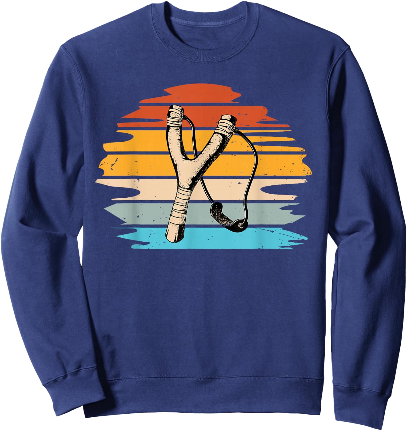 Catapult and Slingshot Design for a Slingshot Lover Sweatshirt - Sweatshirt | Navy
