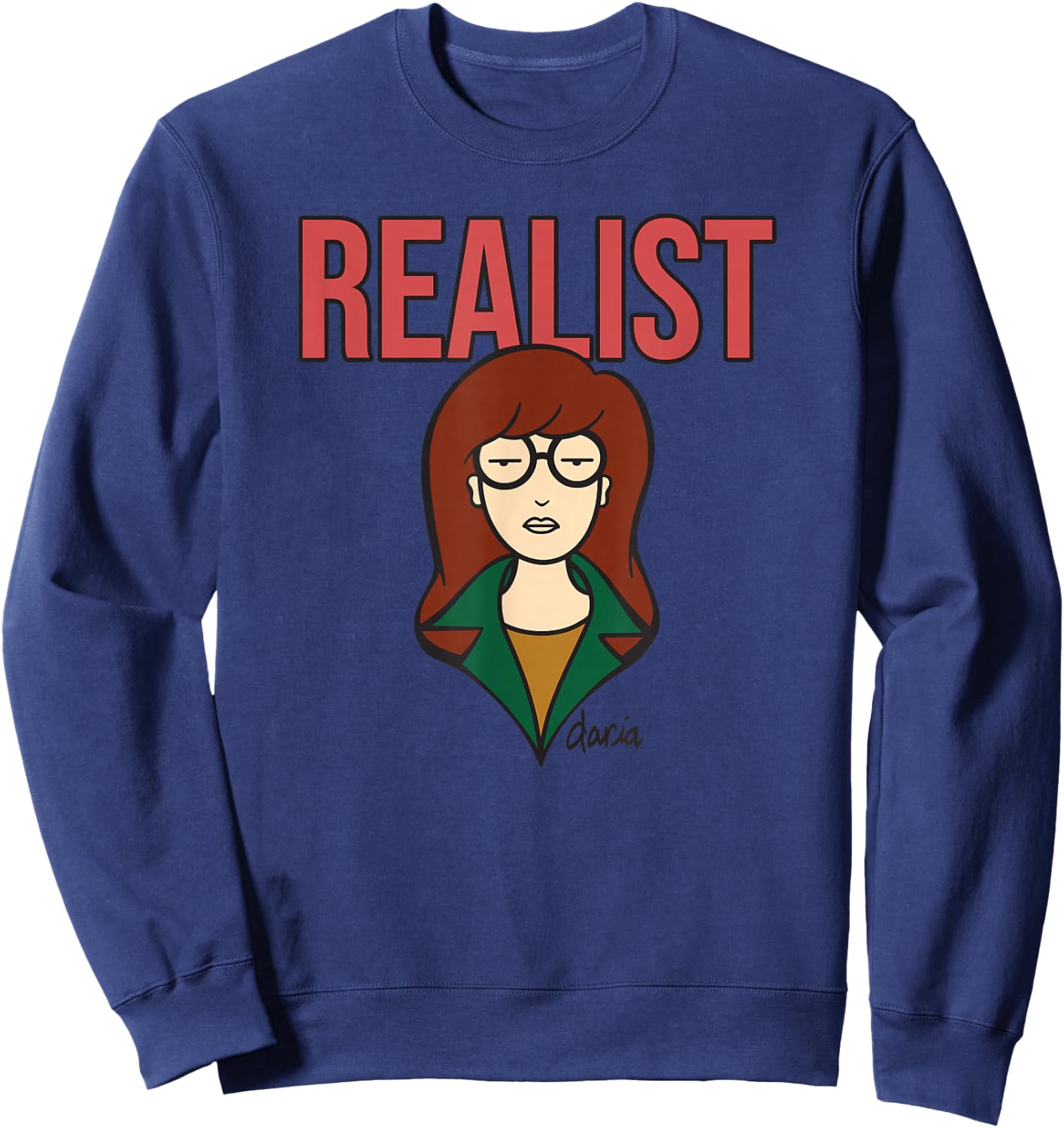 Daria the Realist Sweatshirt - Sweatshirt | Navy