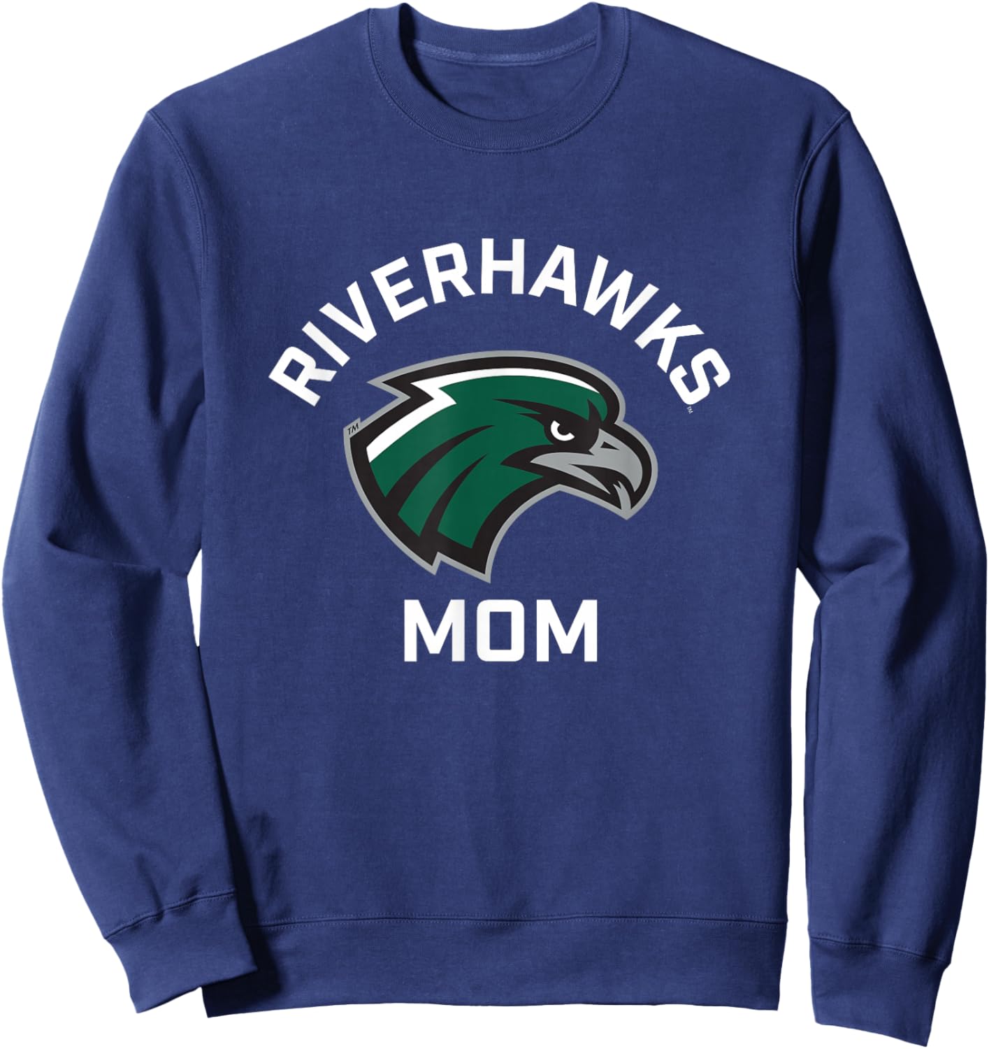 Northeastern State NSU RiverHawks Arched Mom Sweatshirt - Sweatshirt | Navy