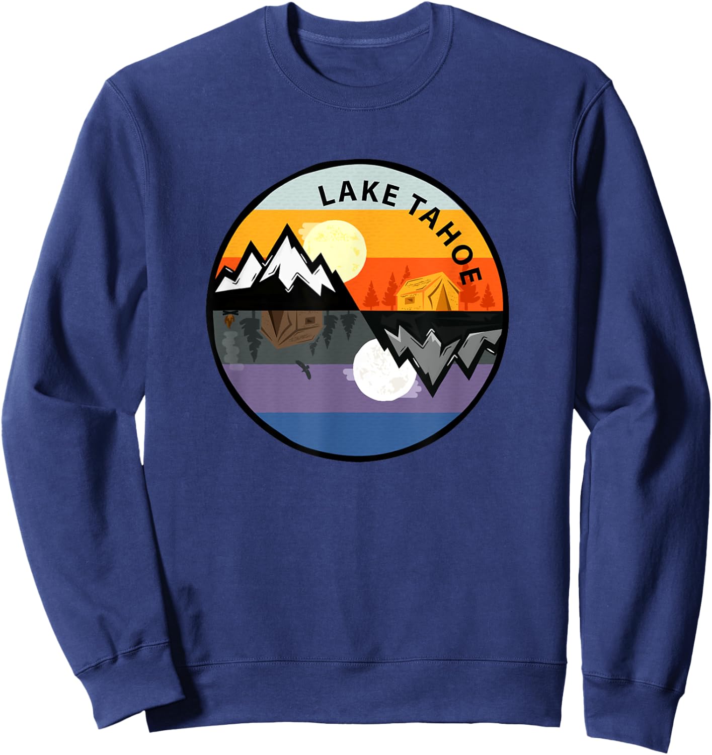 Vintage Lake Tahoe Souvenir Sweatshirt - Sweatshirt | Navy
