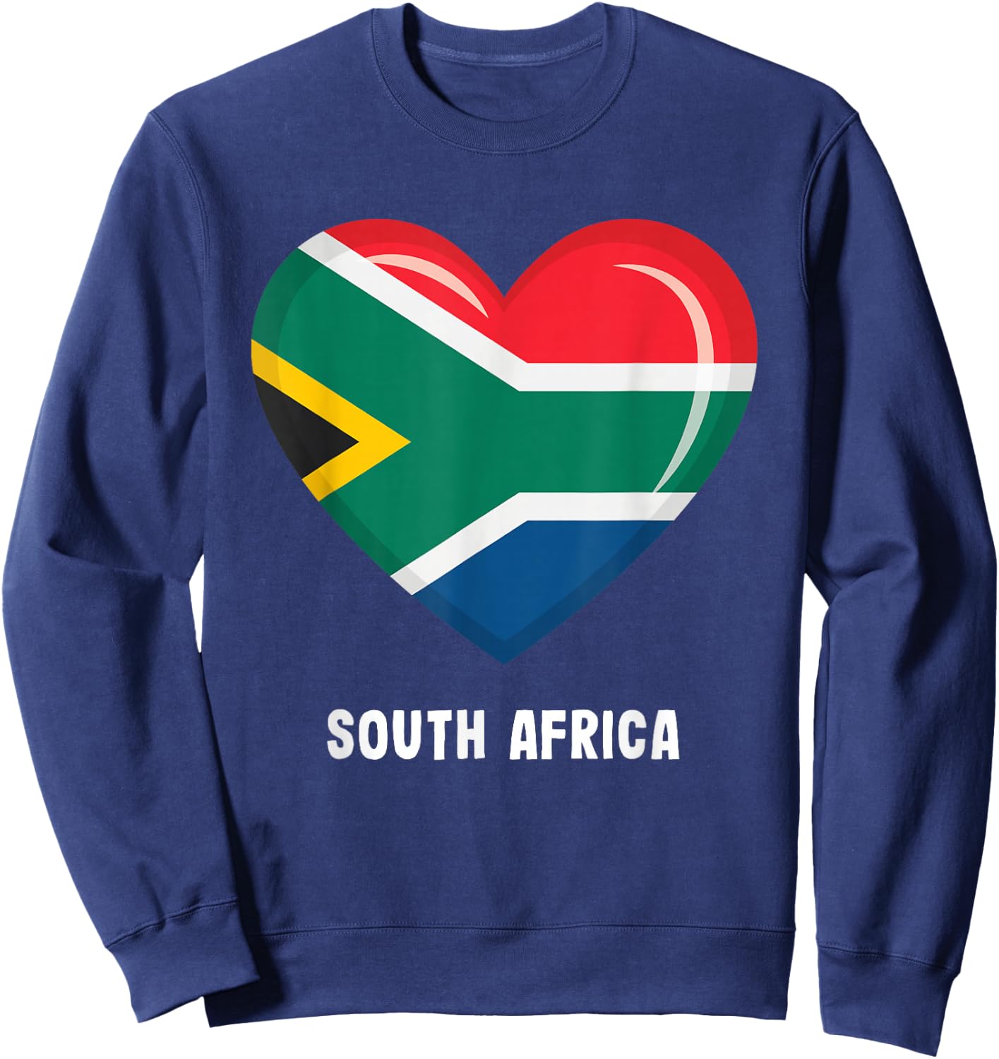 South African Flag Jersey | South Africa Sweatshirt - Sweatshirt | Navy
