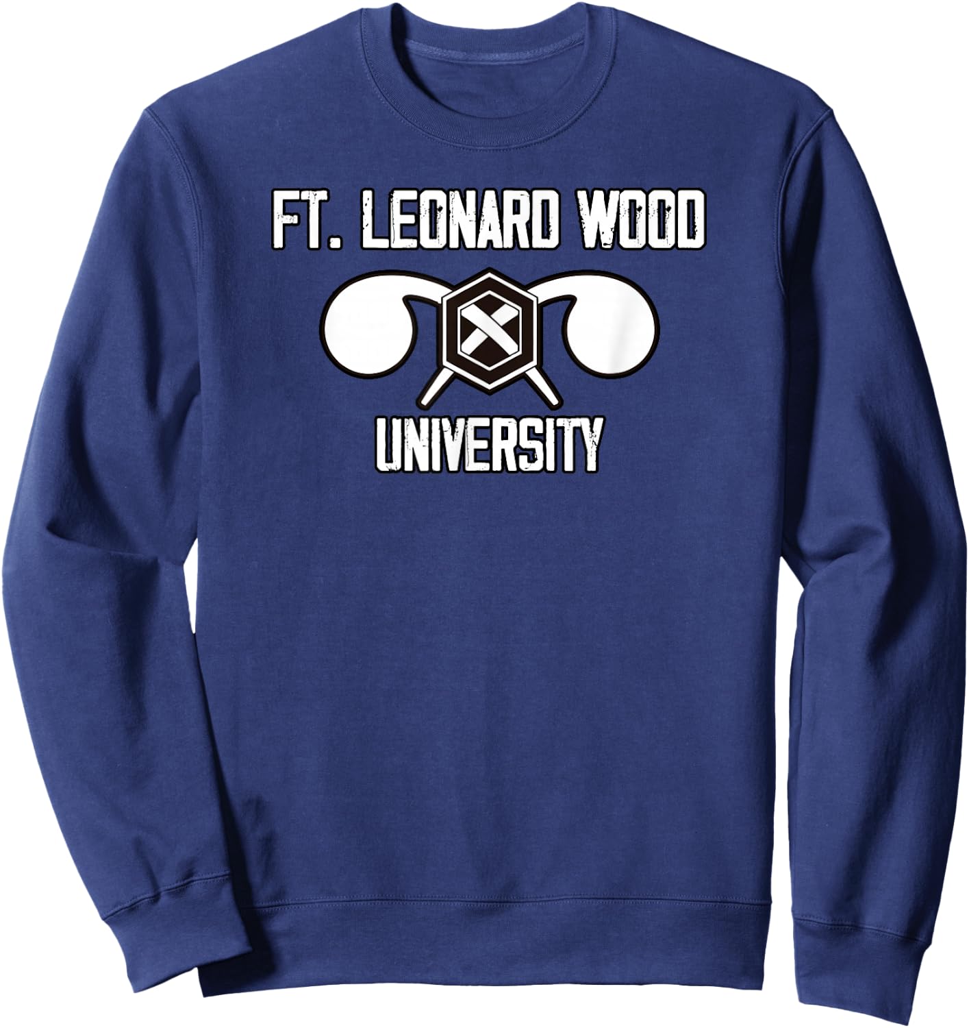 Fort Leonard Wood University - Army Chemical Corps for Vets Sweatshirt - Sweatshirt | Navy