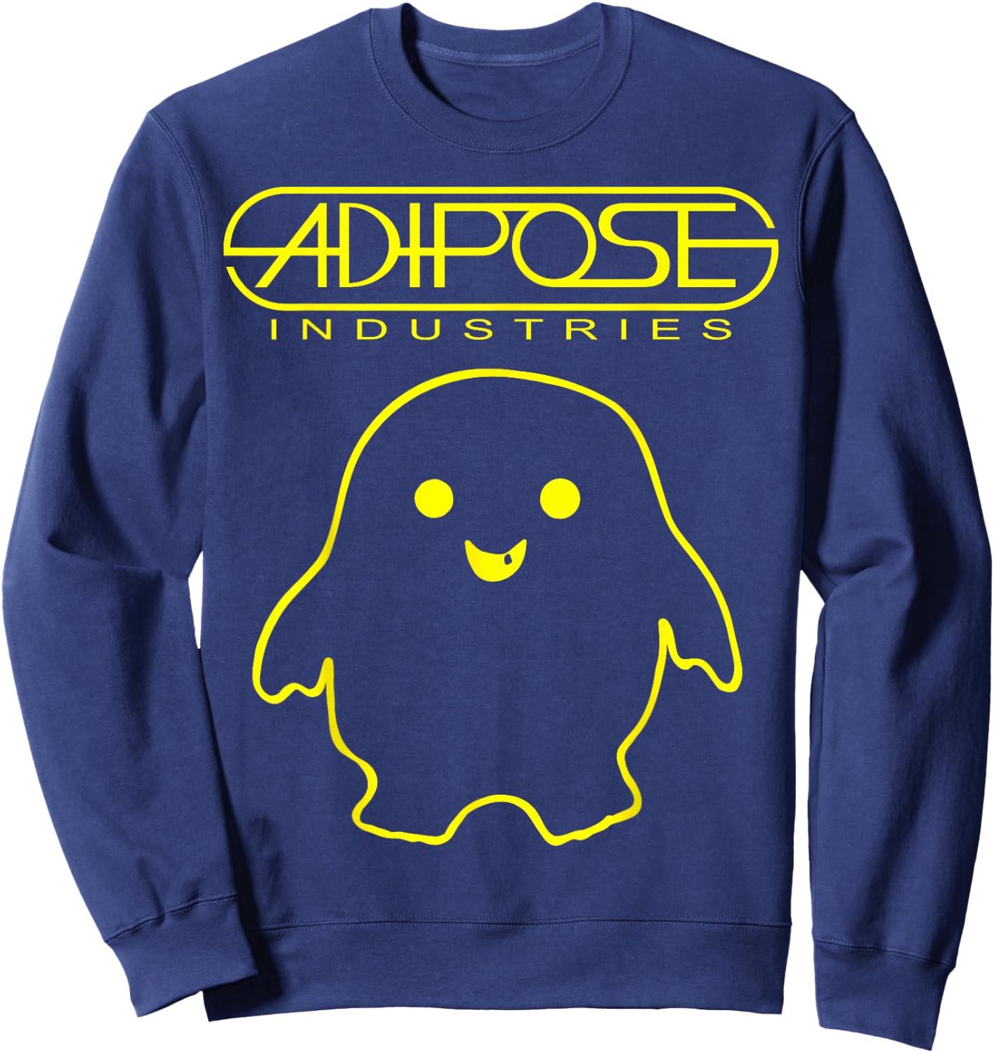 Spacetime-Tour Adipose Iconic SciFi Adventure Fan Sweatshirt - Sweatshirt | Navy