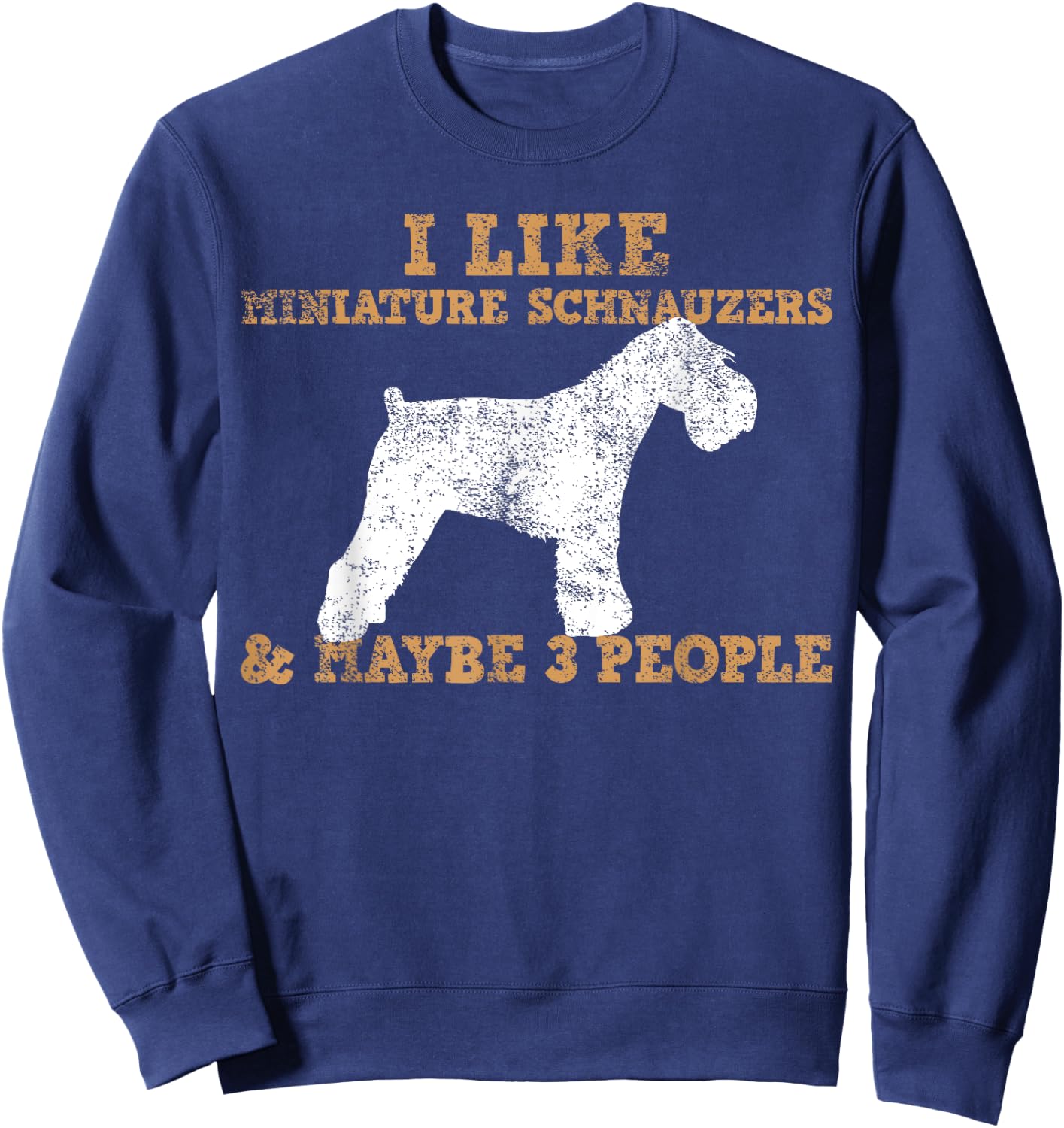Miniature Schnauzer Sweatshirt - Sweatshirt | Navy