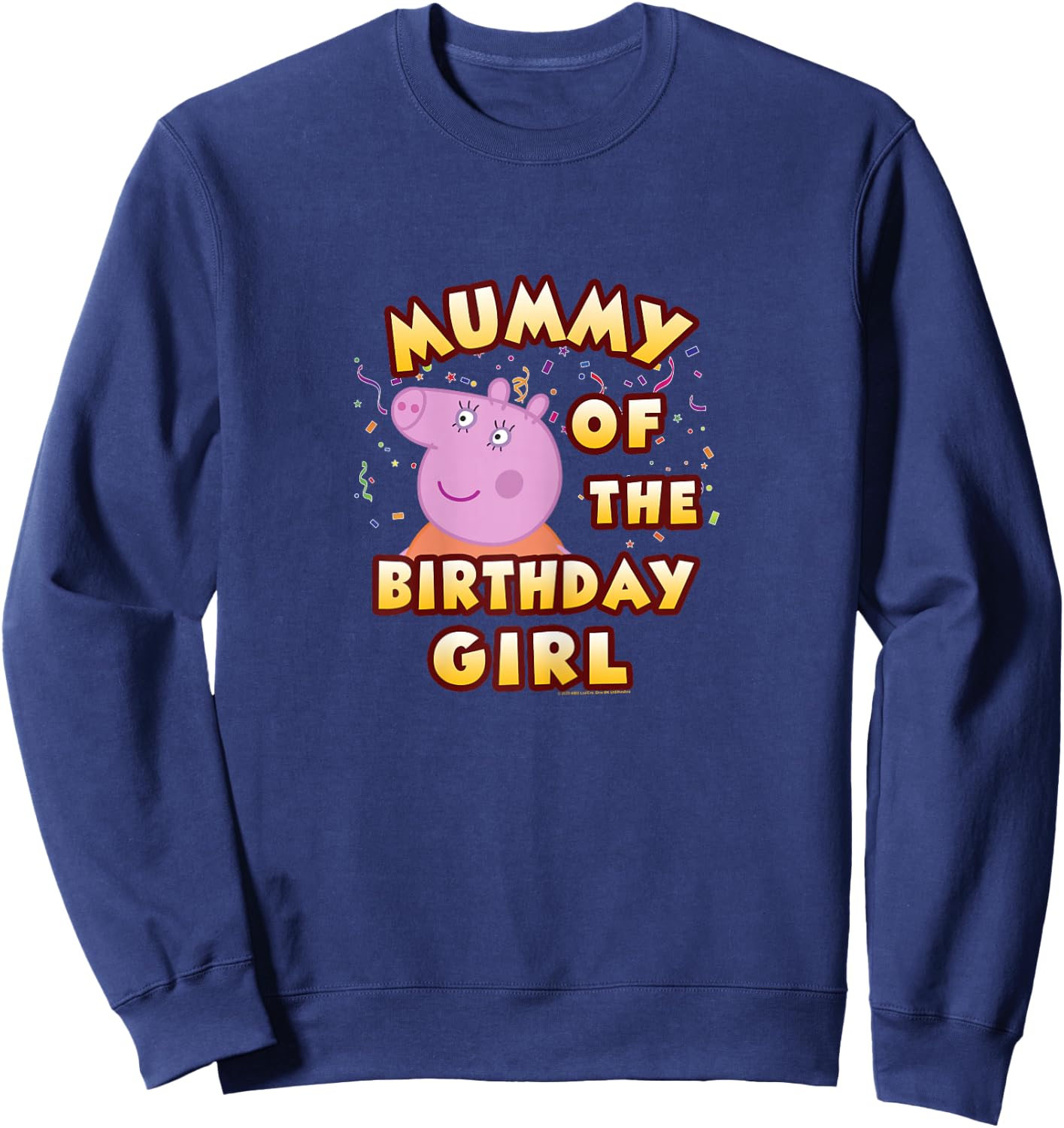 Peppa Pig Mummy of The Birthday Girl Sweatshirt - Sweatshirt | Navy