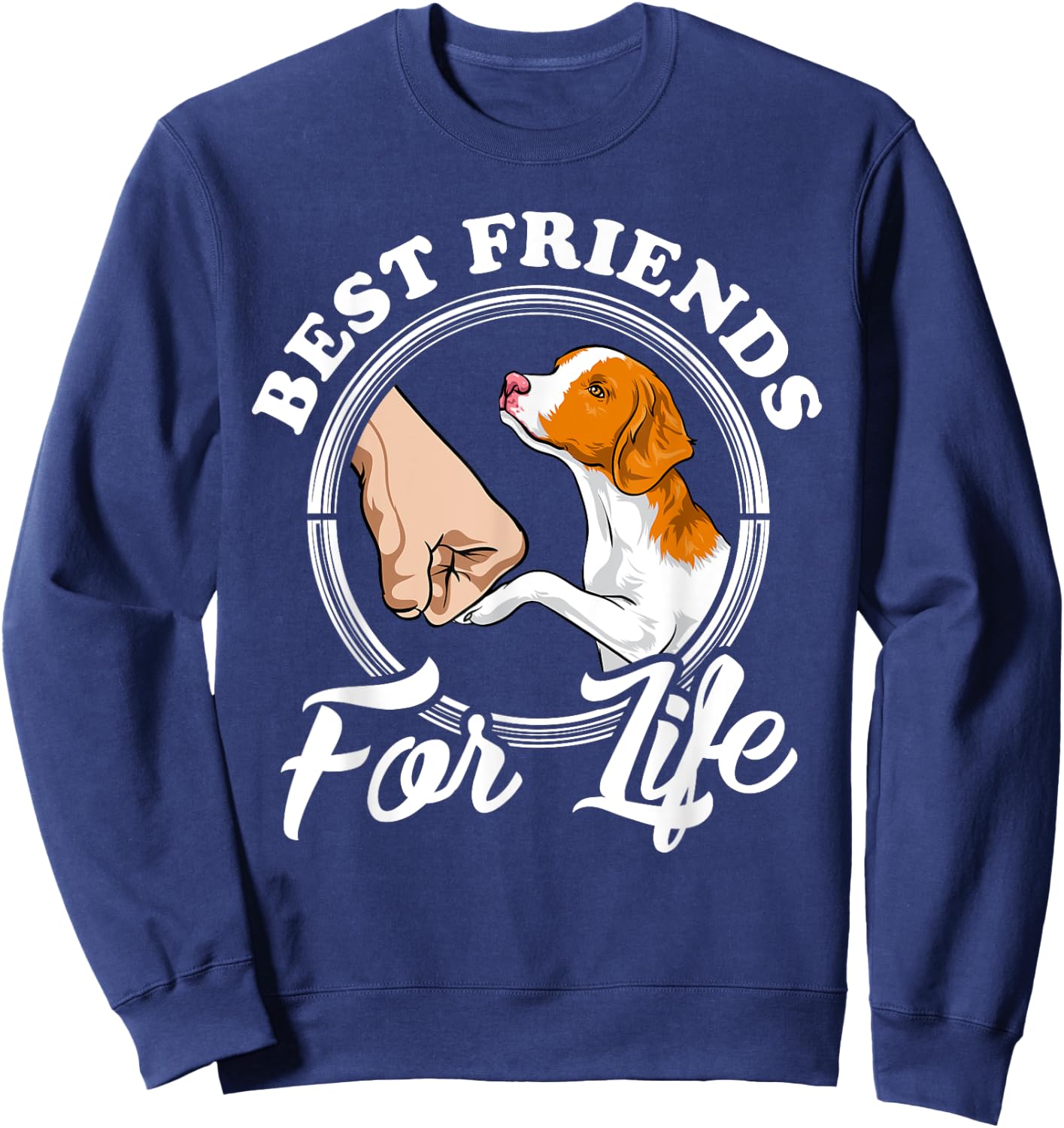 Brittany Spaniel Dog Lover Gifts Brittany Spaniel Lover Sweatshirt - Sweatshirt | Navy
