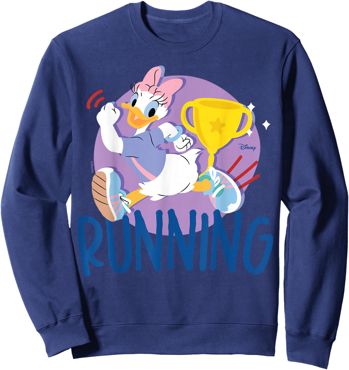 Daisy Duck - Running Trophy Exercise Track And Field Sweatshirt - Sweatshirt | Navy