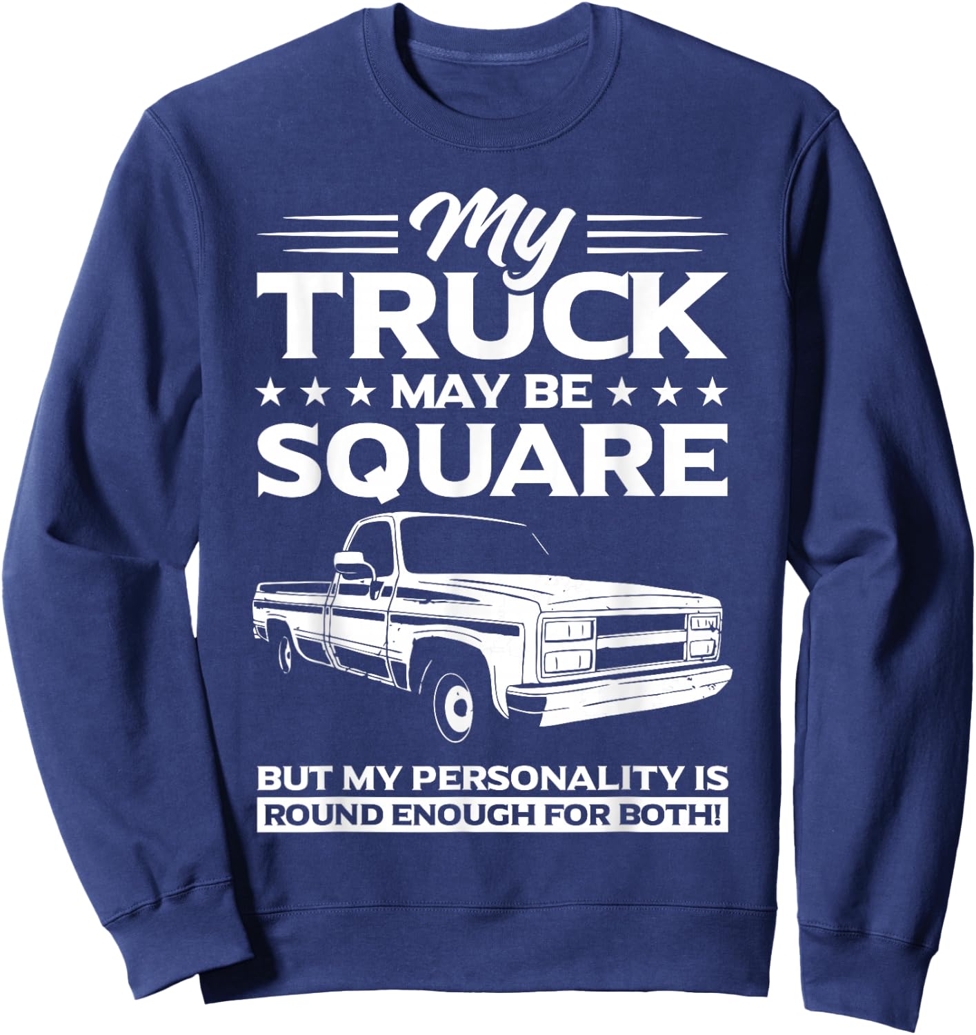 Square Body Truck Sweatshirt - Sweatshirt | Navy