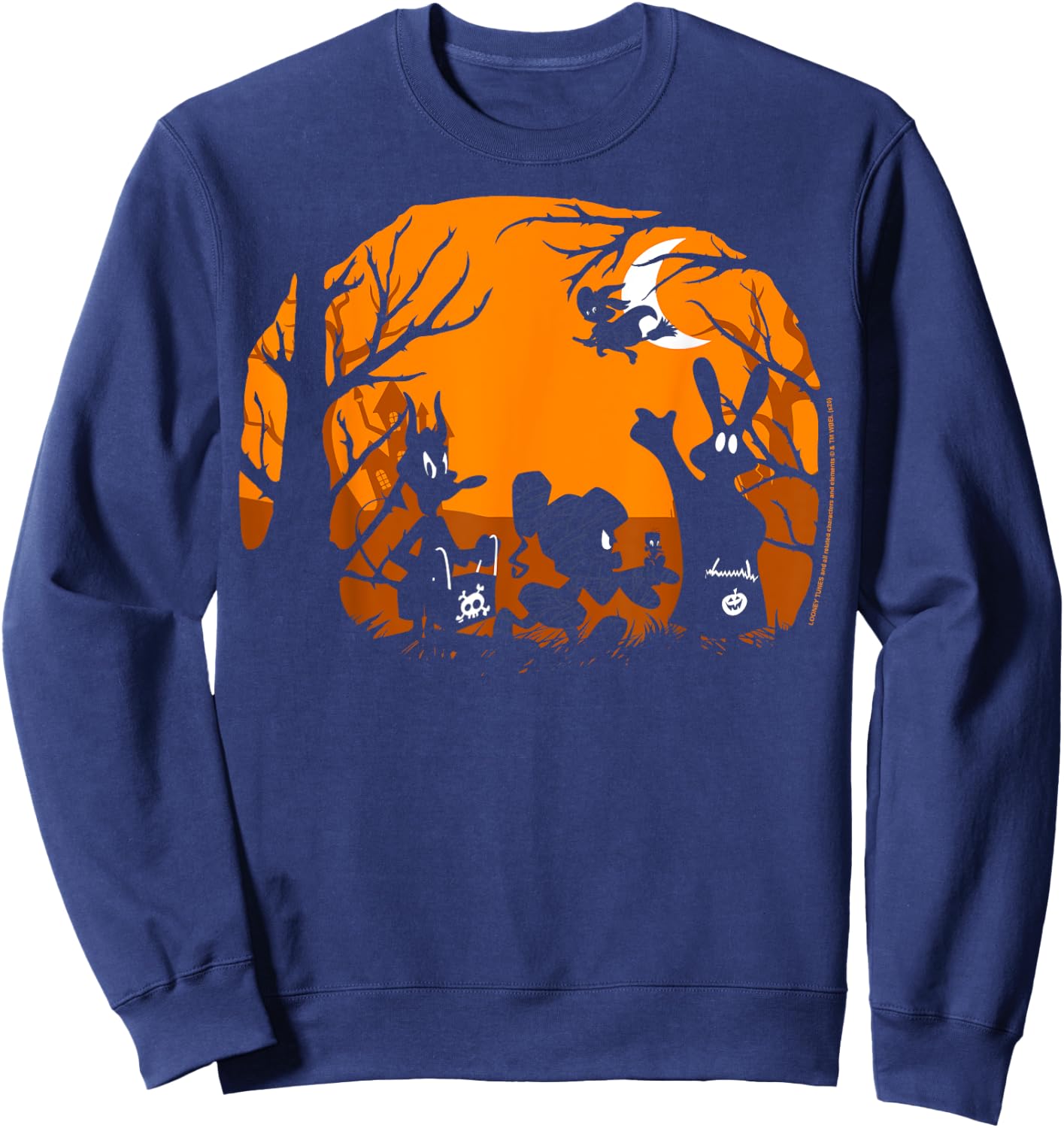 Looney Tunes Halloween Trick Or Treating Sweatshirt - Sweatshirt | Navy