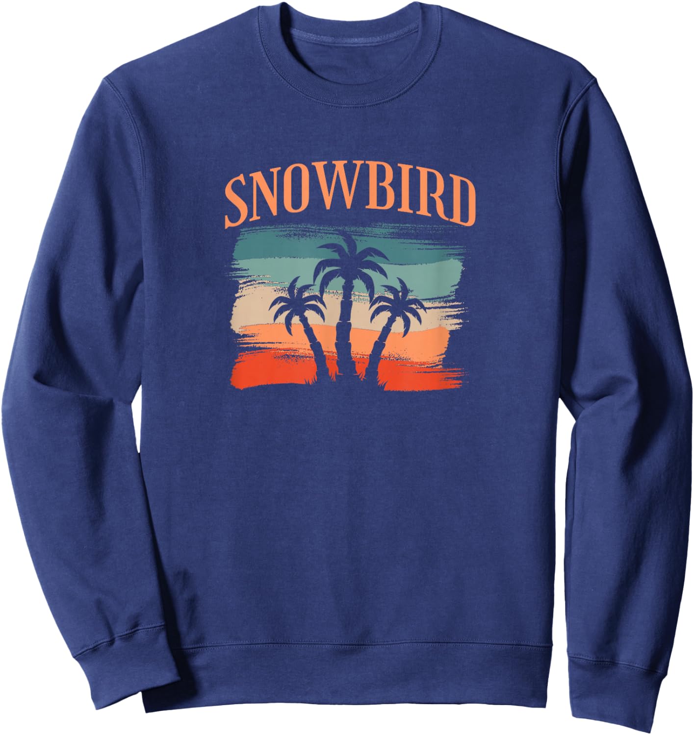 Snowbird -Adults and Kids Vacation Blue Small Classic Fit Short Sleeve Sweatshirt - Sweatshirt | Navy