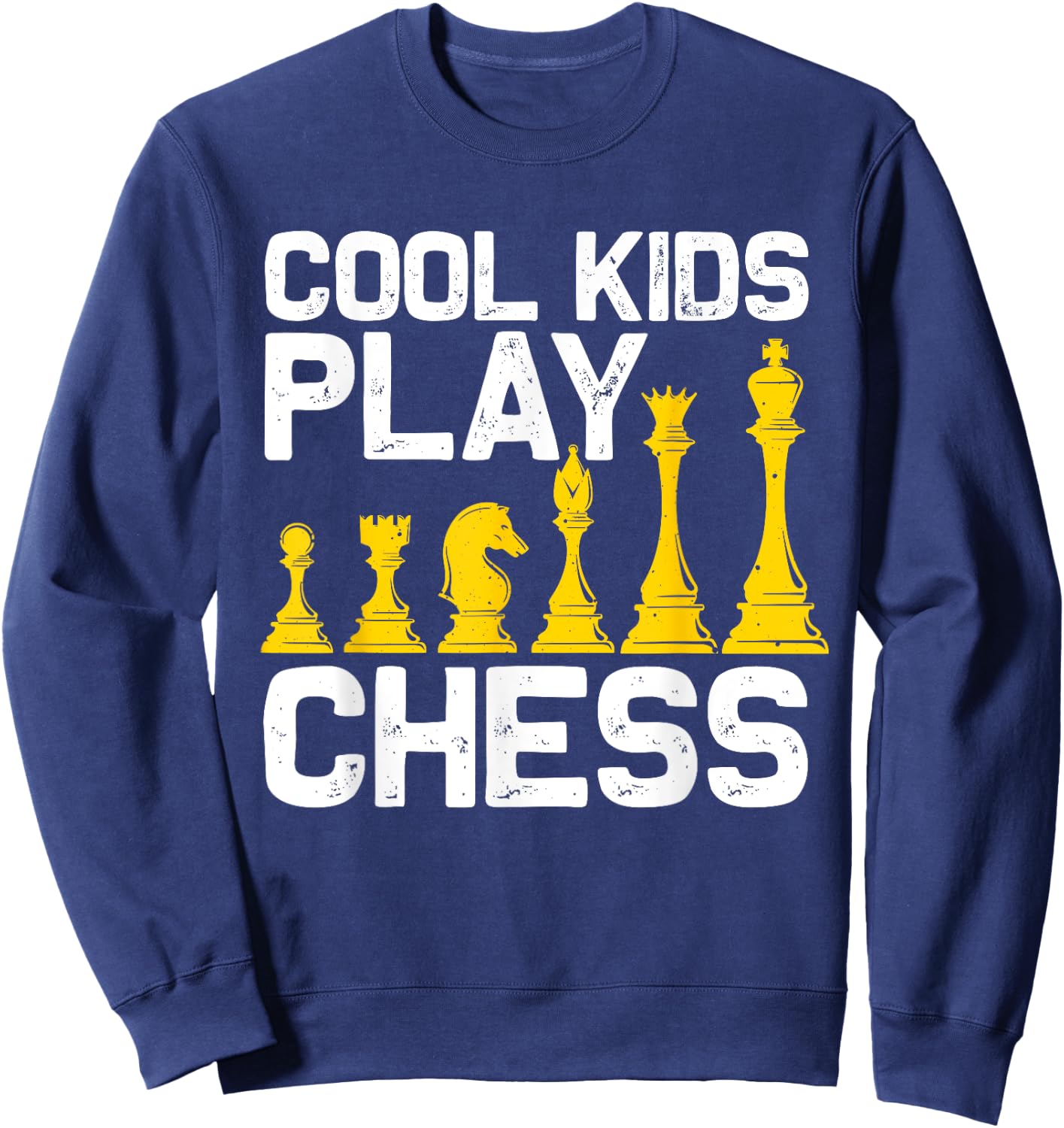 Funny Chess Gift Boys Girls Kids Chess Player Men Women Sweatshirt - Sweatshirt | Navy